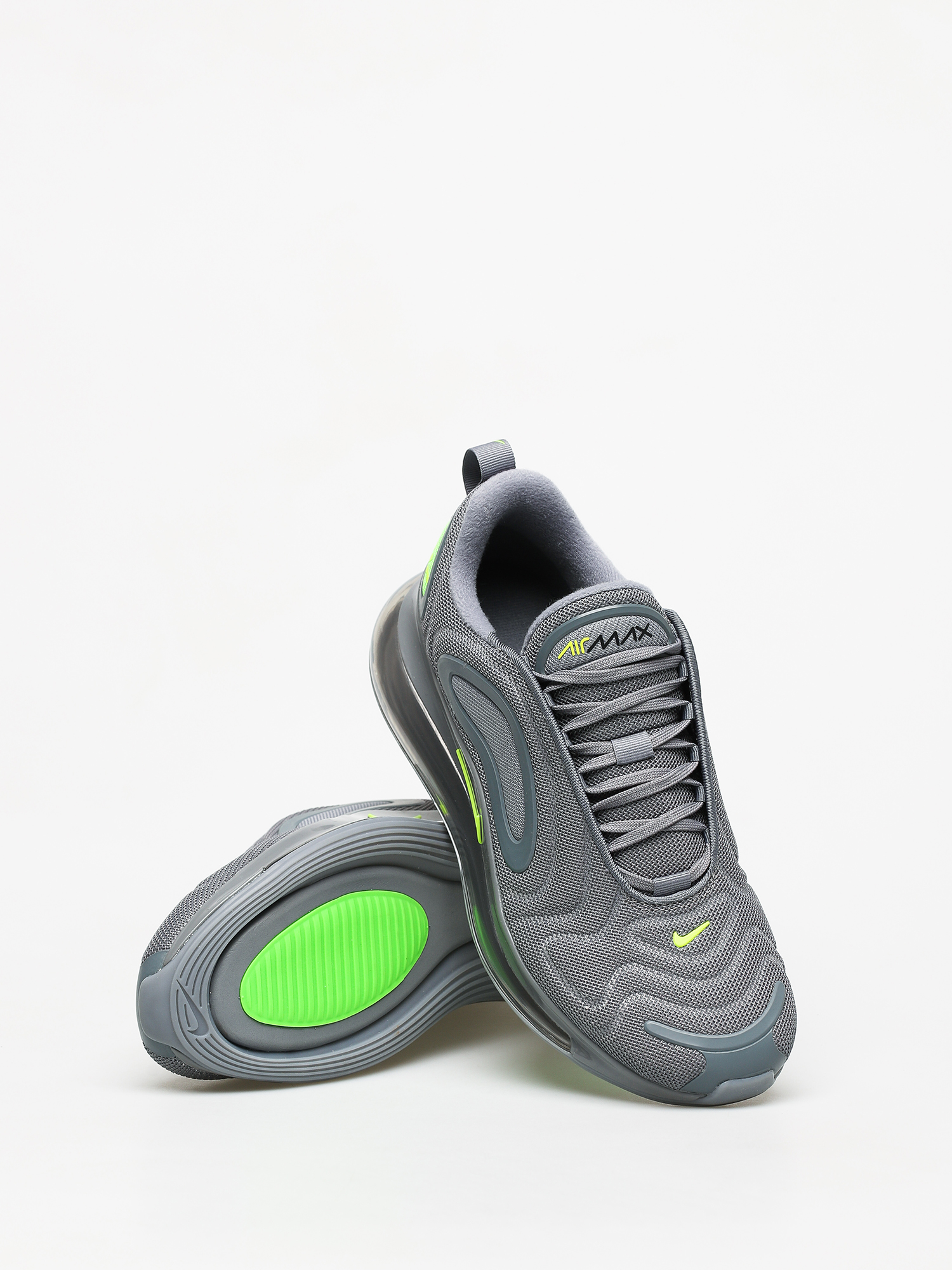 Nike Air Max 720 Shoes (cool grey/volt electric green black)