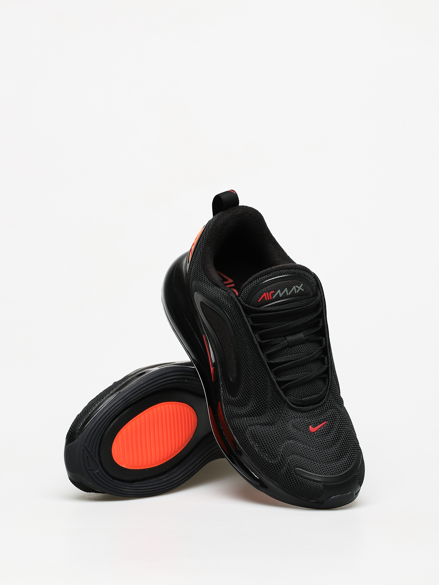 Nike Air Max 720 Shoes (black/hyper crimson university red)