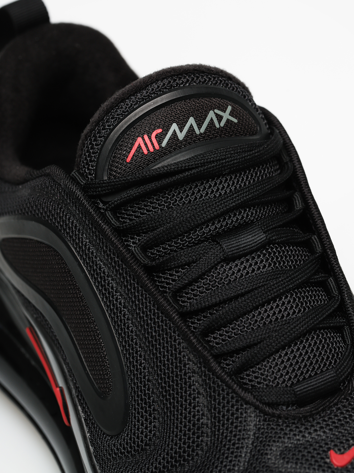 Nike Air Max 720 Shoes (black/hyper crimson university red)