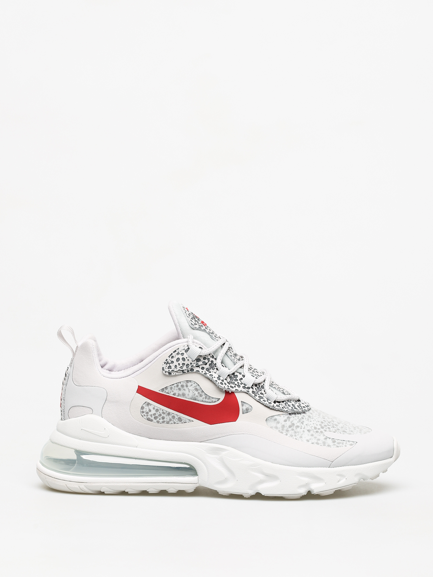 Nike Air Max 270 React Shoes (neutral grey/university red lt graphite)