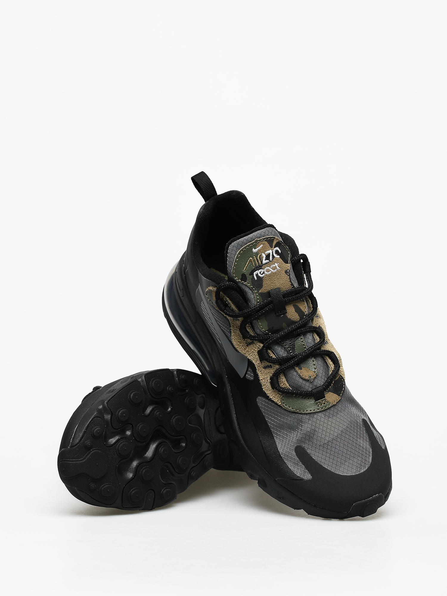 Nike Air Max 270 React Schuhe (black/white anthracite)