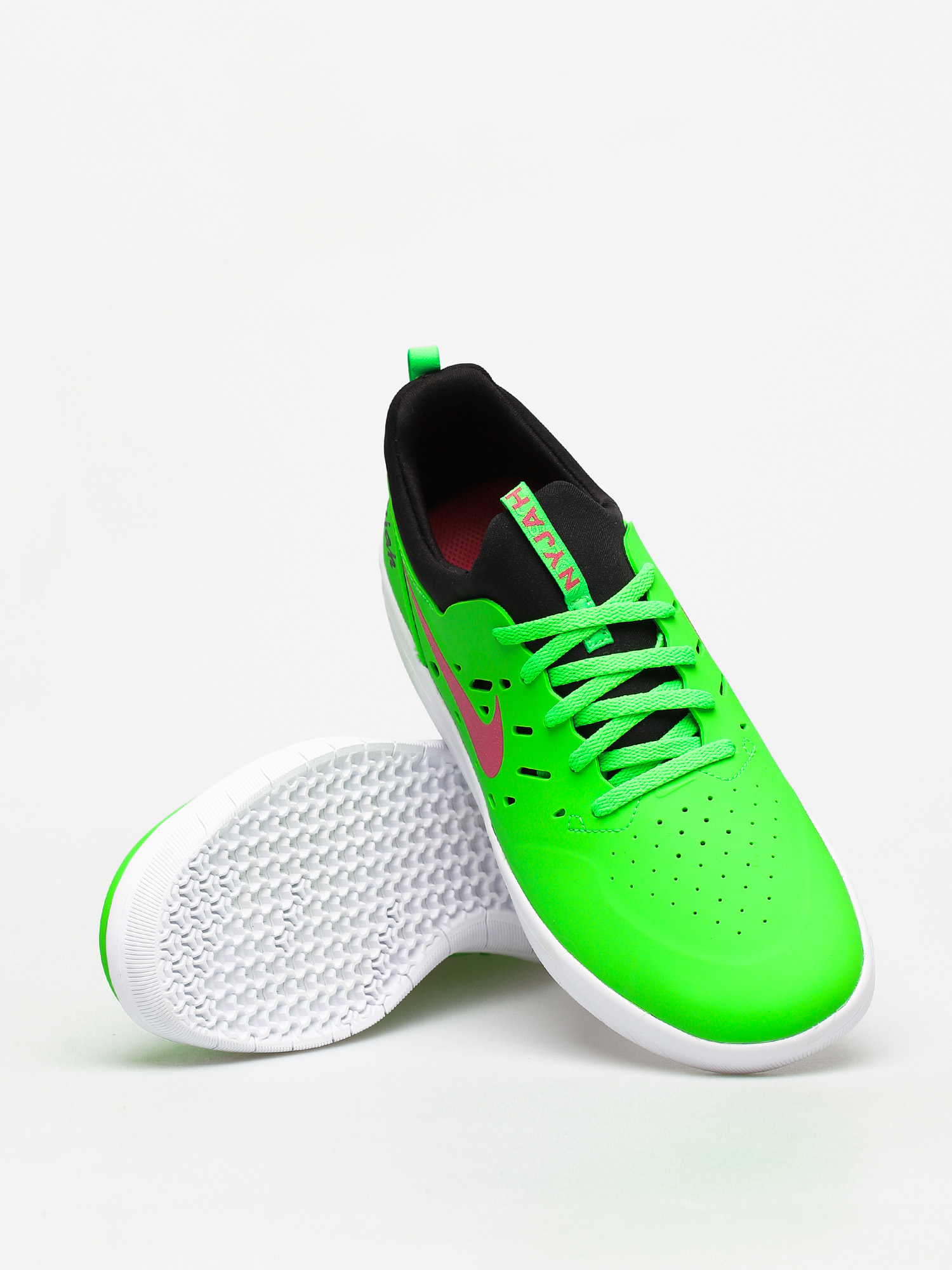 Nike SB Nyjah Free Shoes (green strike/watermelon green strike)