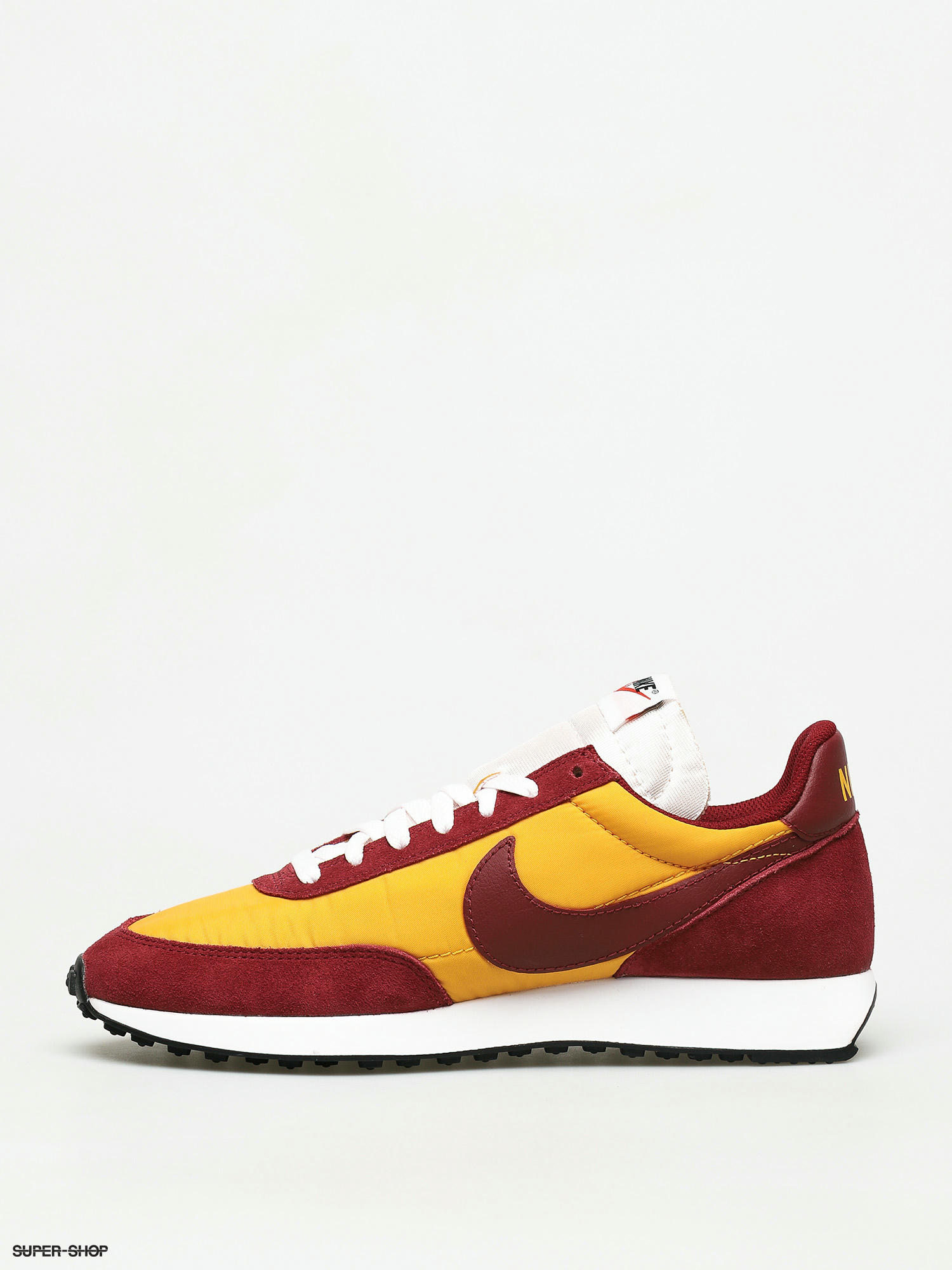 maroon and yellow nike shoes