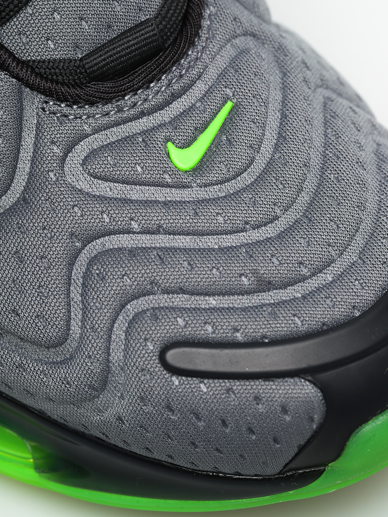 Nike - AIR MAX 720 - MESH 'SMOKE GREY/ELECTRIC GREEN-ANTHRACITE' - VegNonVeg