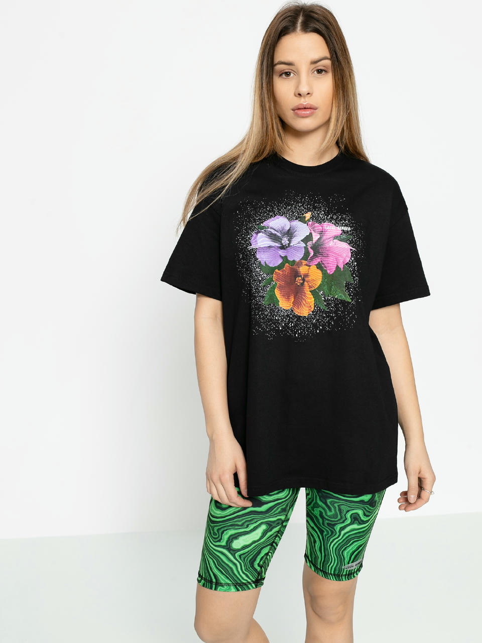 Local Heroes Flower T-shirt Wmn (black)
