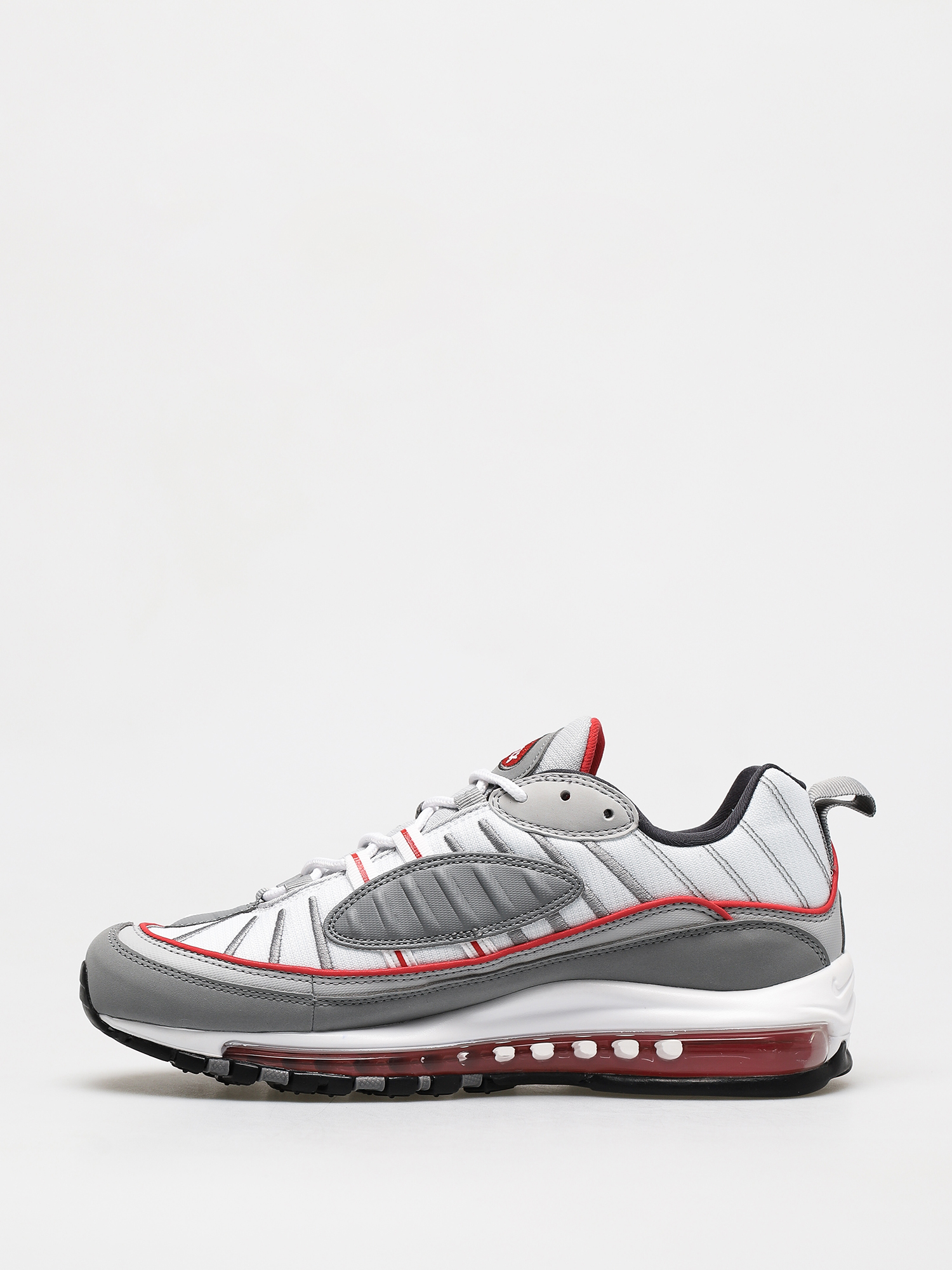 Nike Air Max 98 Shoes (particle grey/track red iron grey)