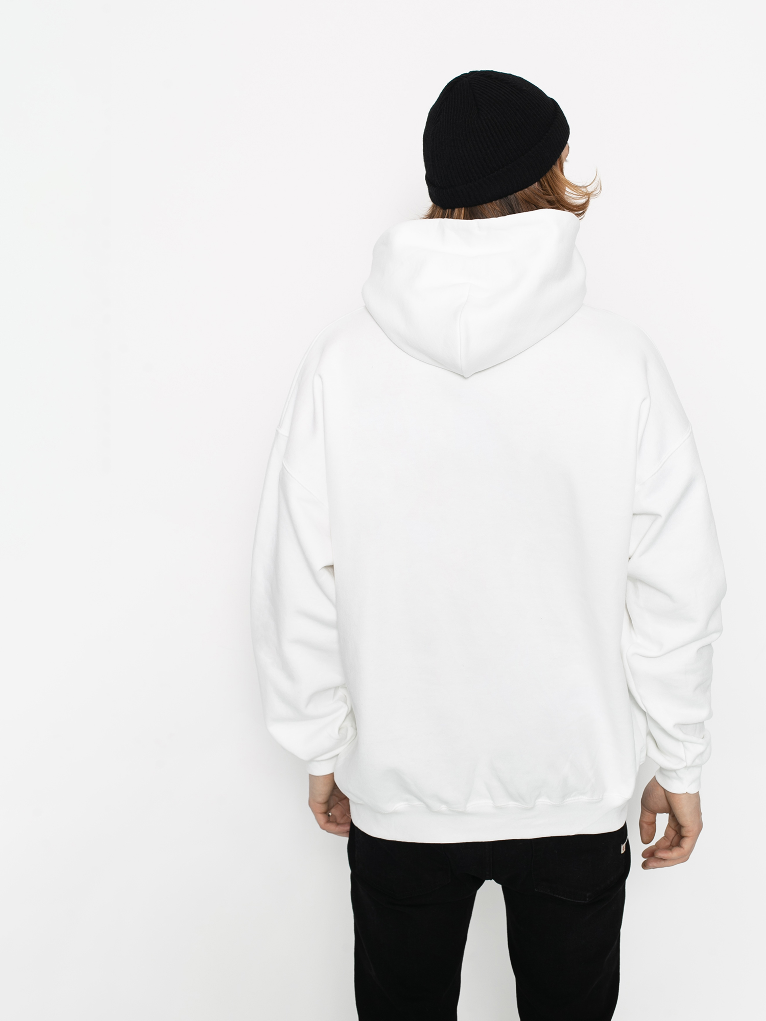Thrasher Flame HD Hoodie (white)