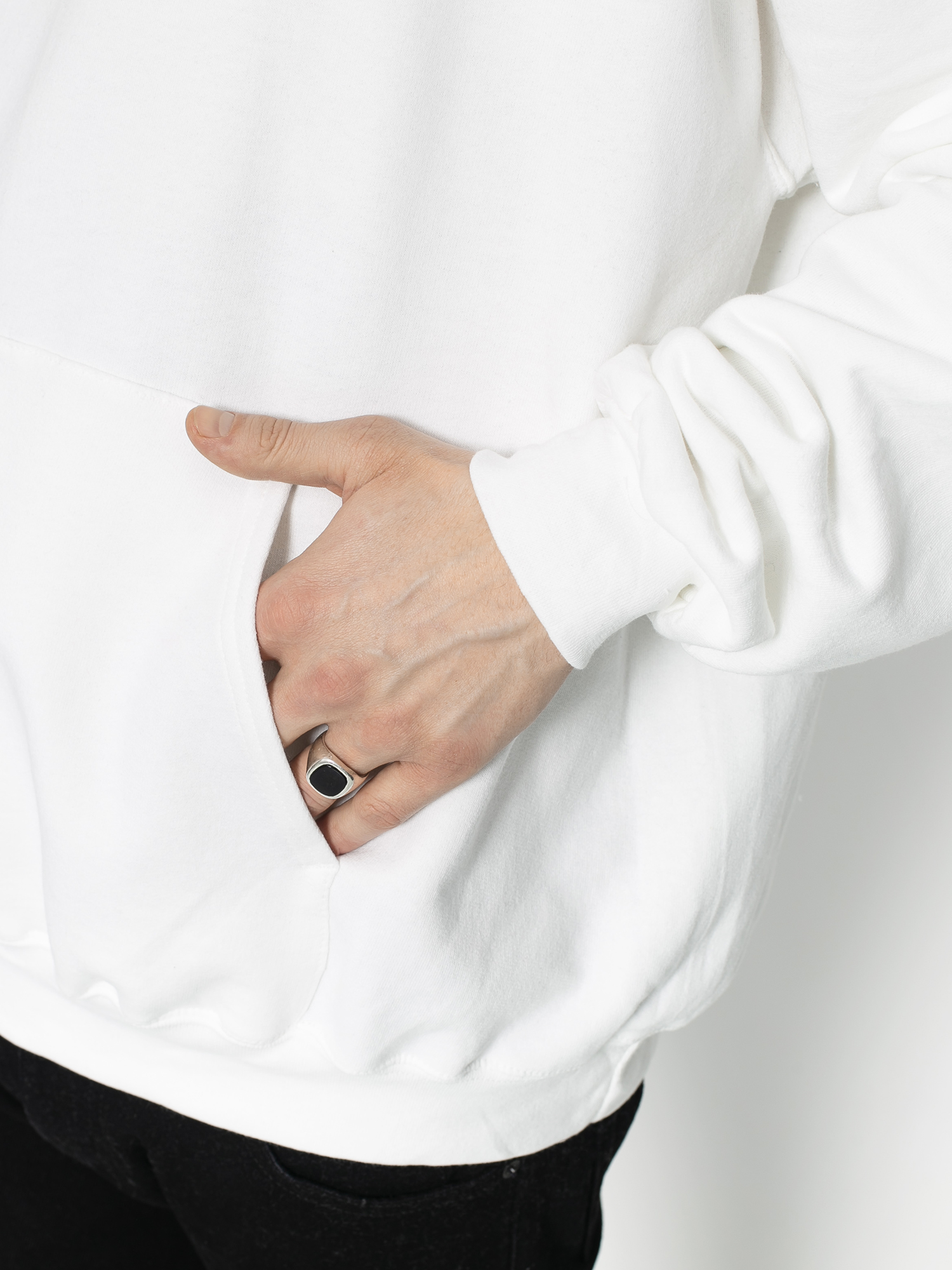 Thrasher Flame HD Hoodie (white)