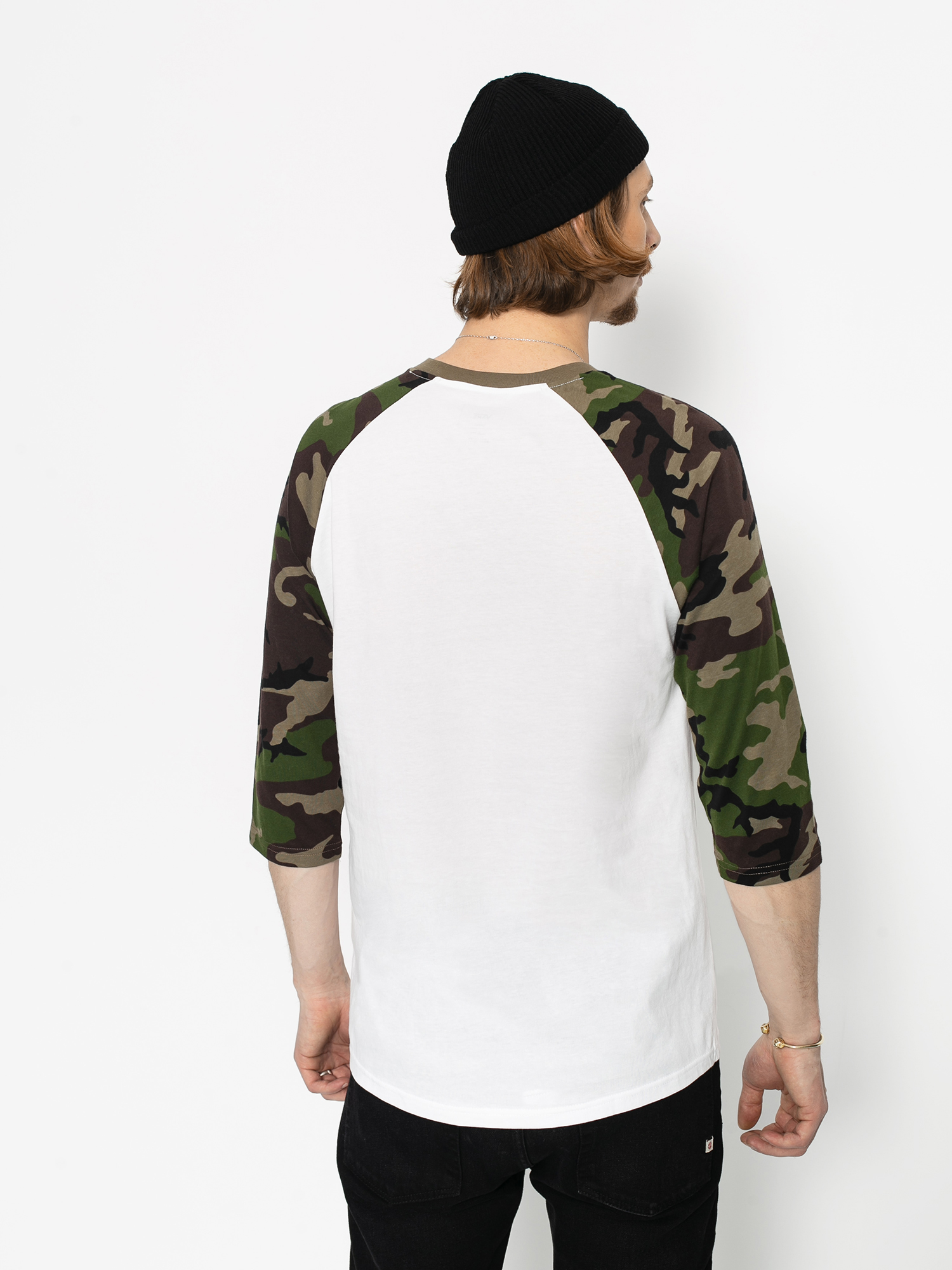 Vans Classic Raglan T-shirt (white/camo)