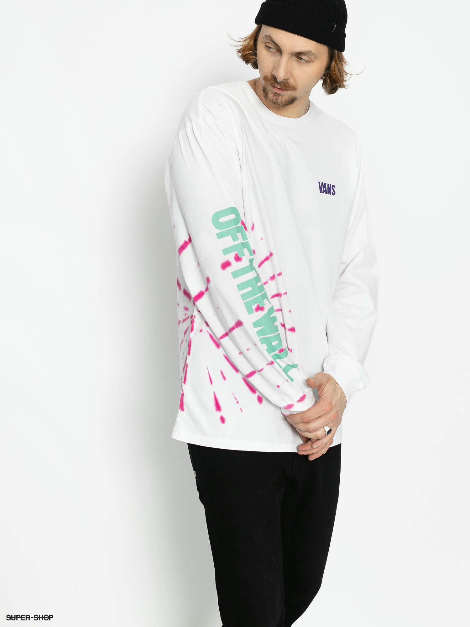 Vans Eyes Open Tie Dye Longsleeve white