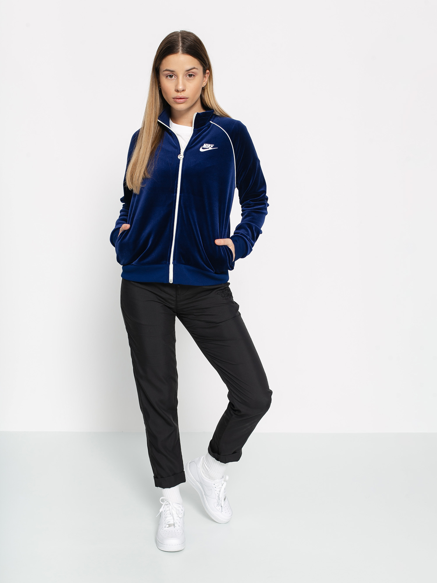 Nike velour jacket outlet women's