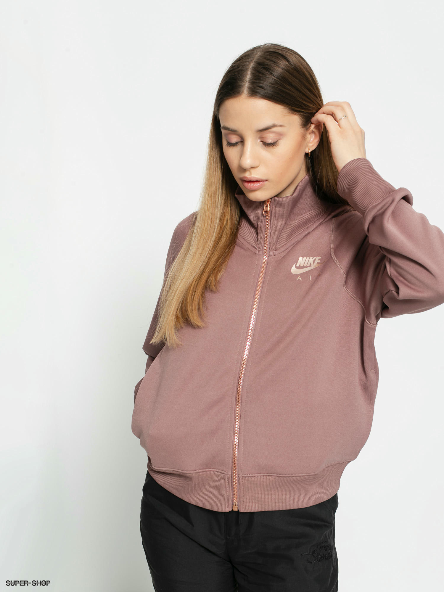 nike windbreaker rose gold