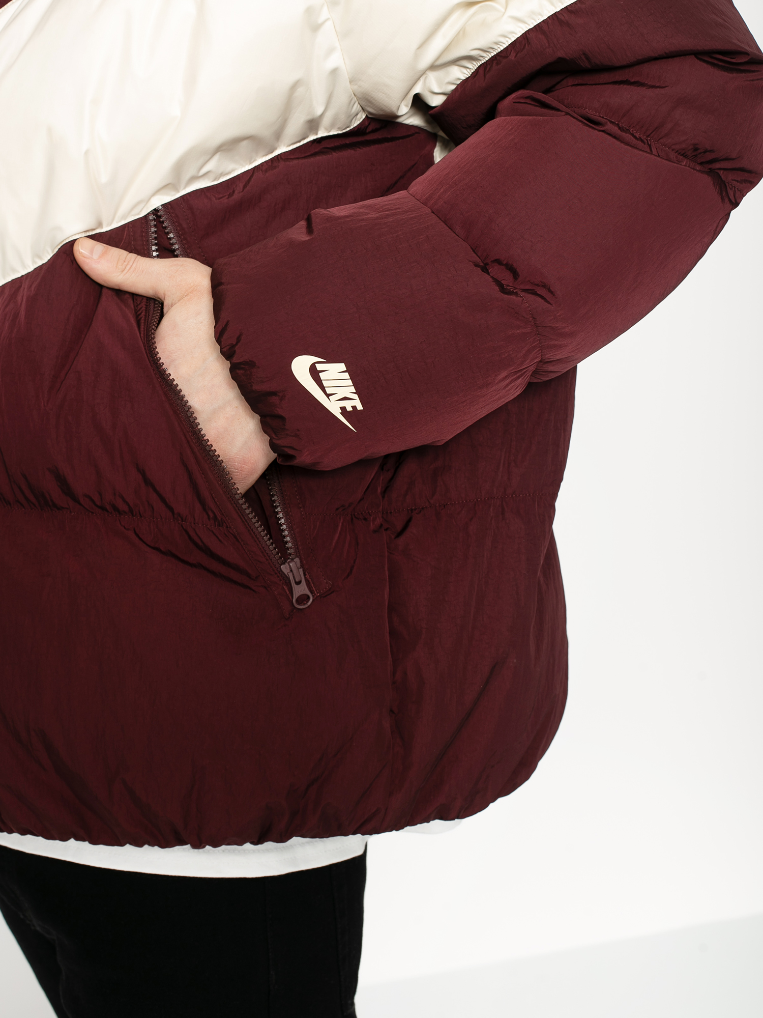 Nike Jacket Down Fill (burgundy crush/light cream/light cream)