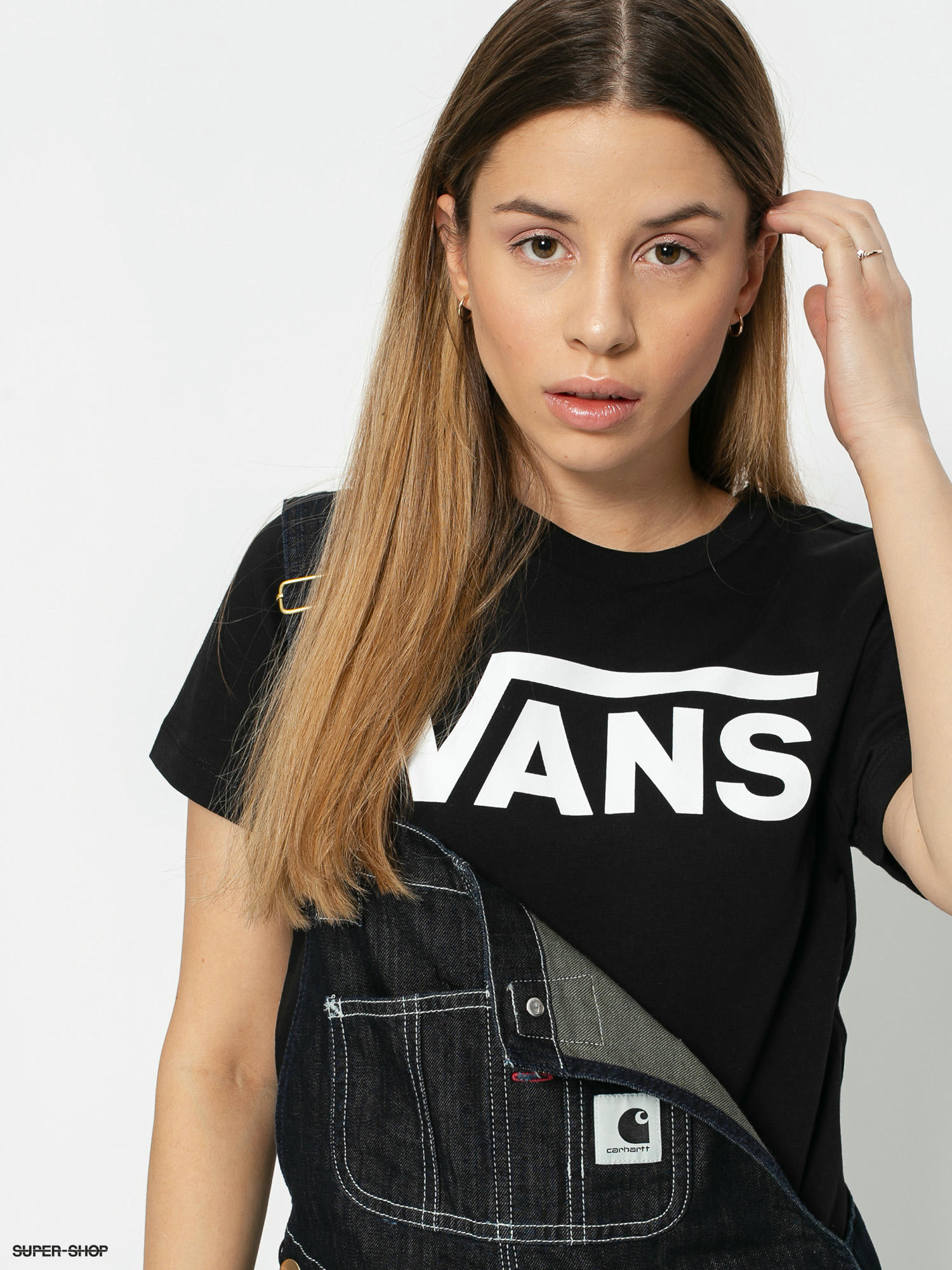 vans black t shirt womens