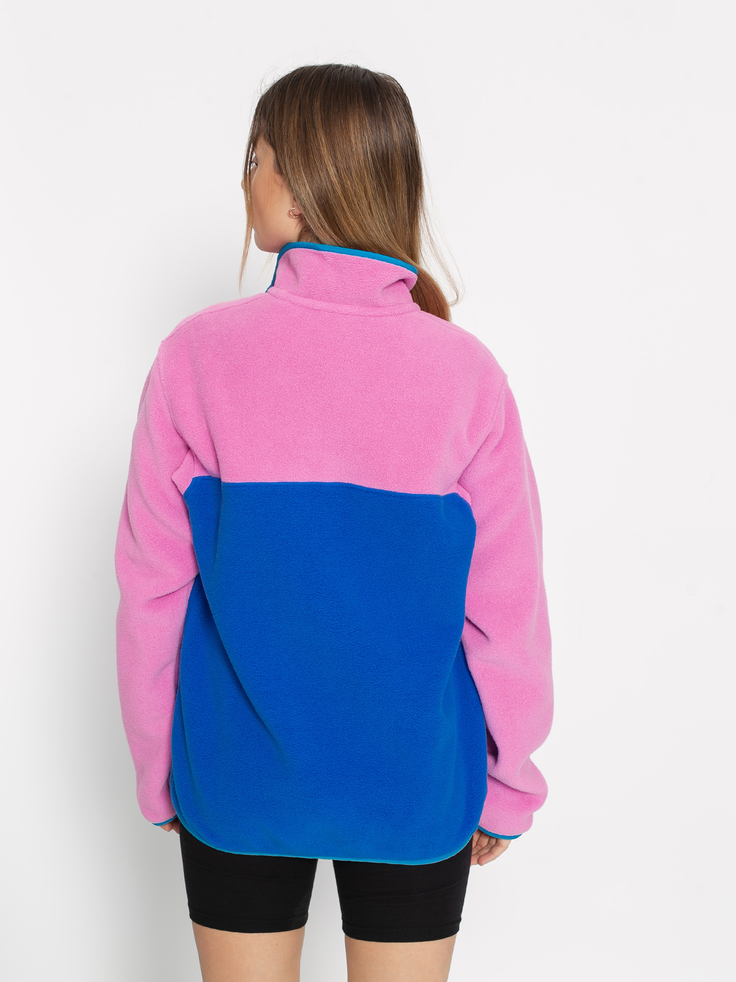Womens Patagonia Lightweight Synchilla Snap T Fleece (marble pink)