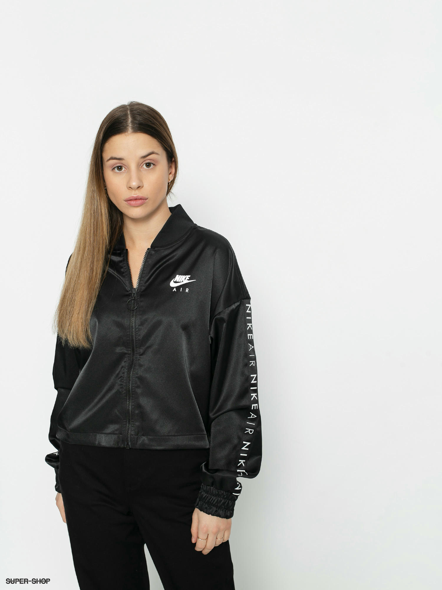 nike air satin jacket