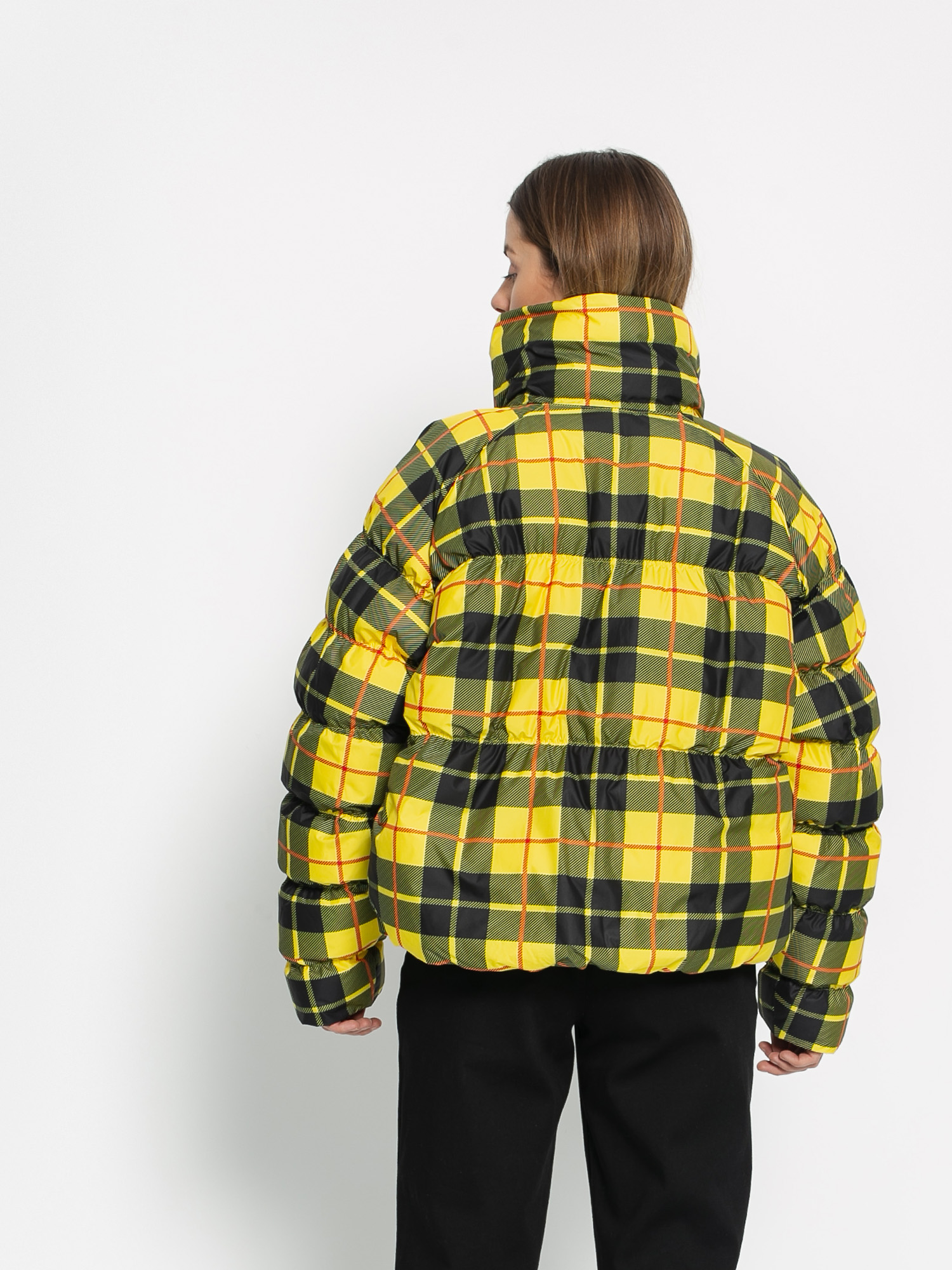 Nike Syn Fill Jkt Stmt Aop Pd Jacket Wmn (chrome yellow/black)
