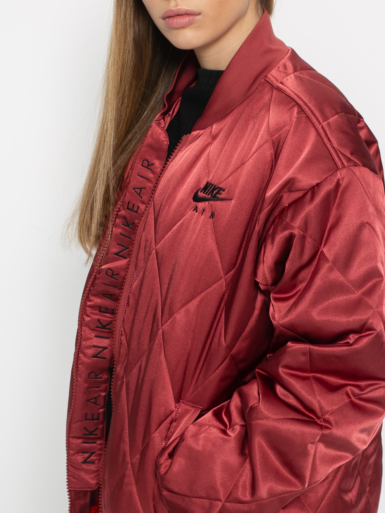 Nike Air Syn Fill Jkt Satn Jacke Wmn Cedar Team Orange Black