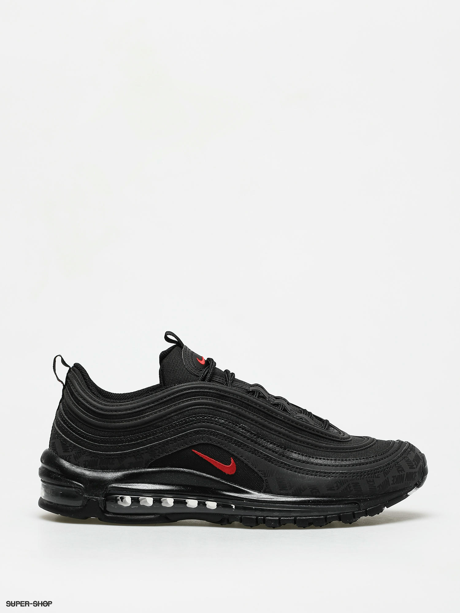 nike air max 97 mens black red