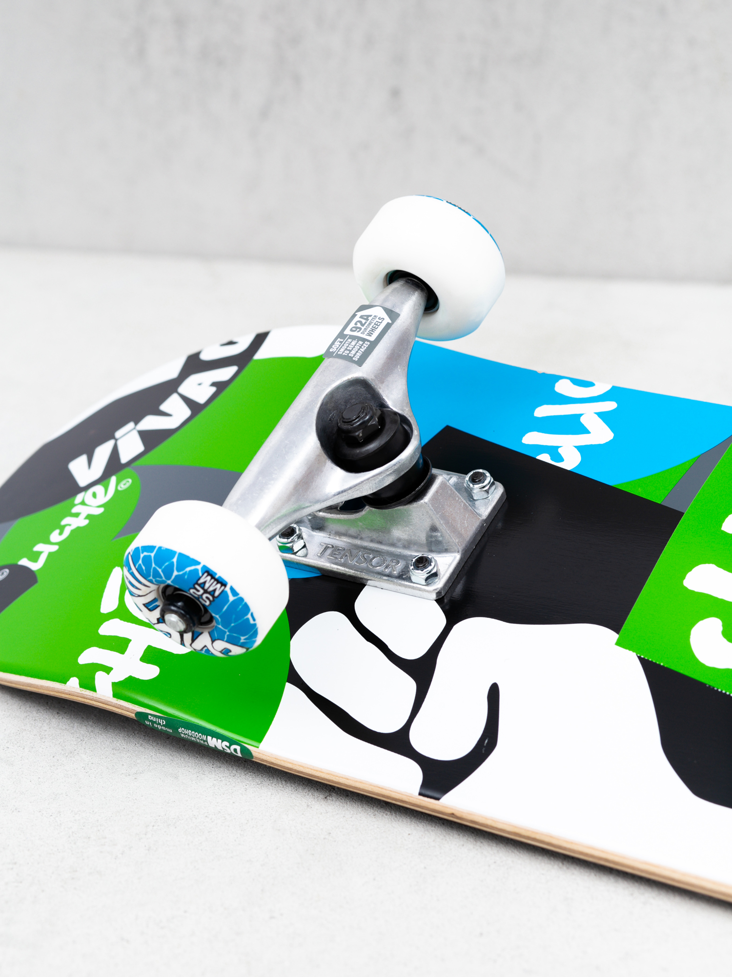 Cliche Patch Skateboard (blue/green)