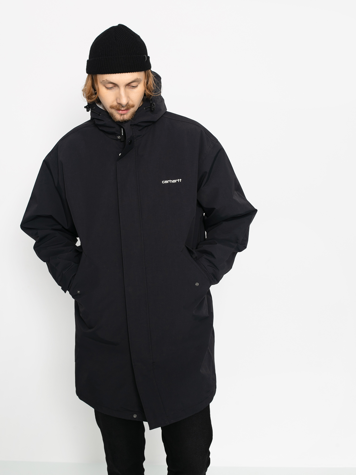 Carhartt WIP Ashby Parka Jacket (black/wax)