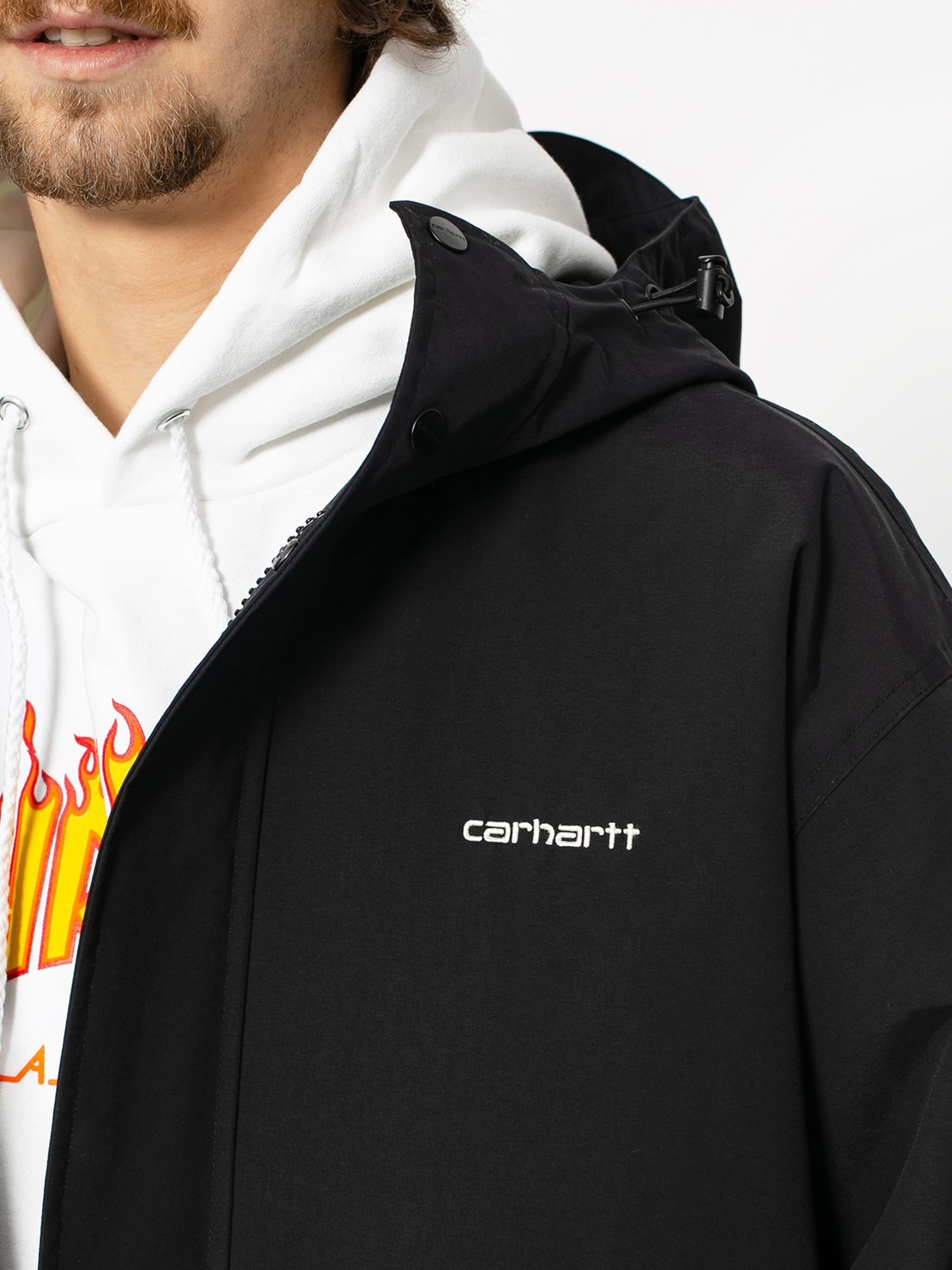 Carhartt WIP Ashby Parka Jacket (black/wax)