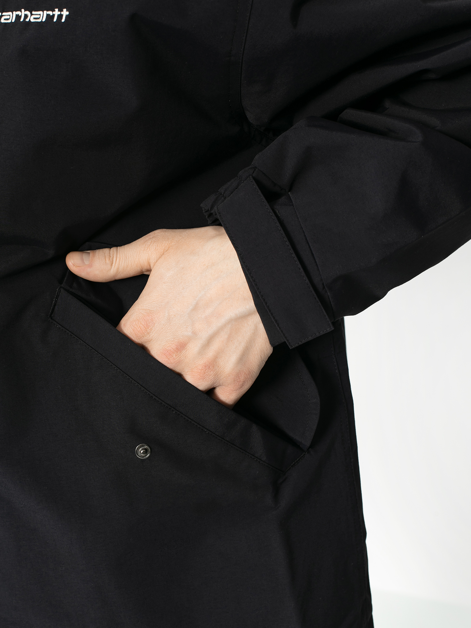 Carhartt WIP Ashby Parka Jacket (black/wax)