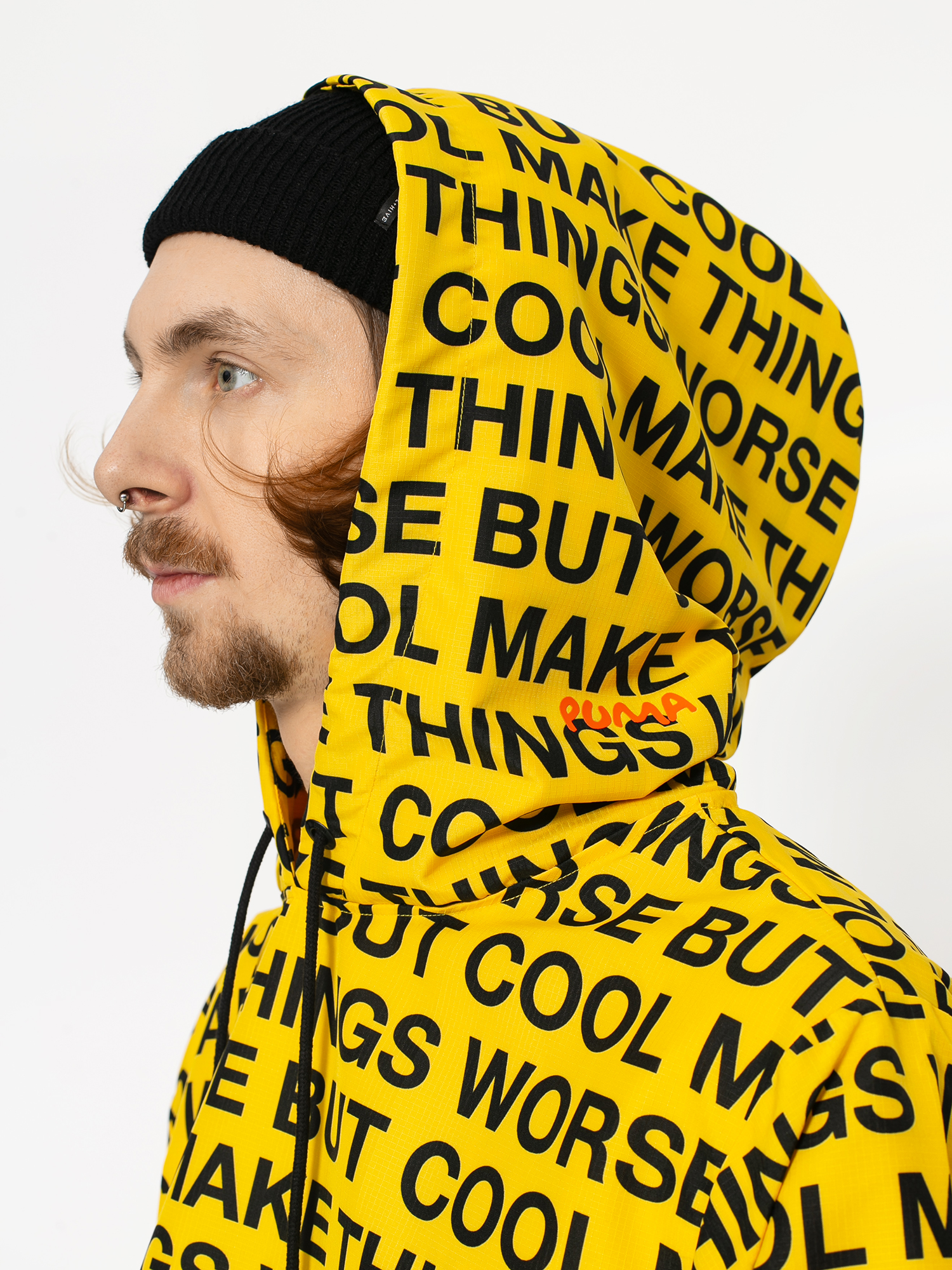 Puma X Randomevent Aop Jacke Gelb (white)