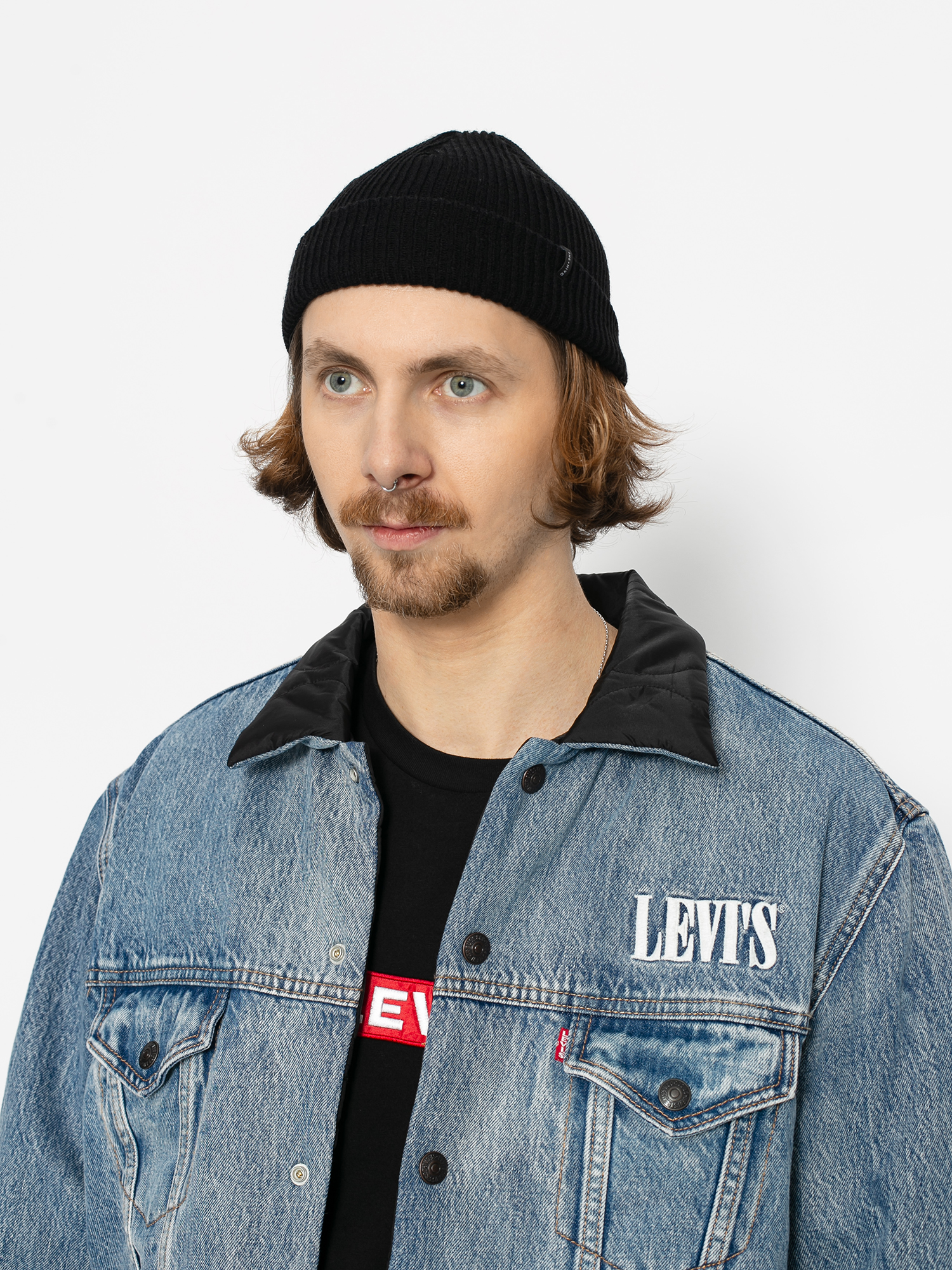 Levi's® Rvs Padded Trucker Surprise Reversible Jacket (harvest gold/fog/forged iro)