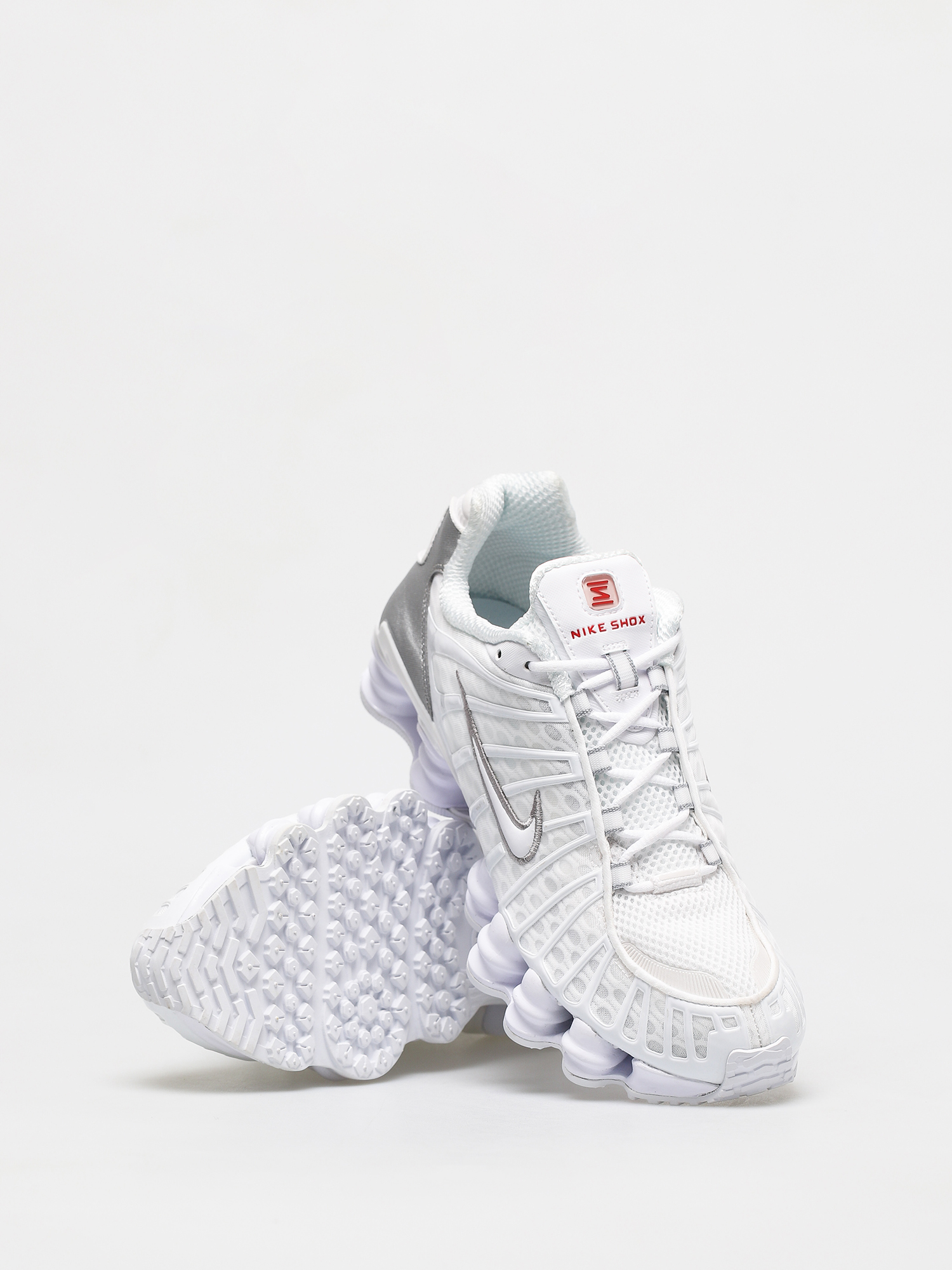 Nike Shox Tl Schuhe (white/white metallic silver max orange)