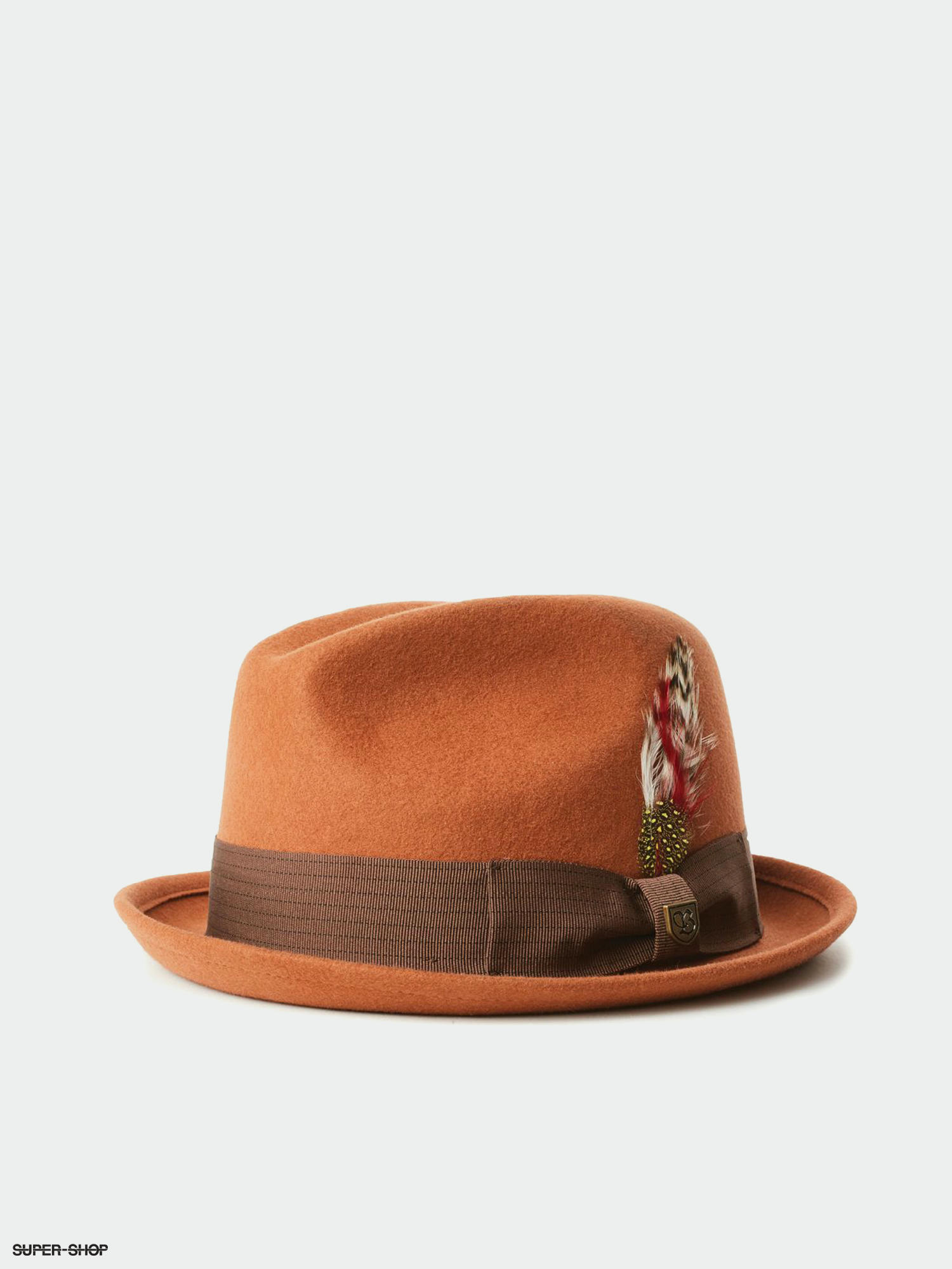 rust colored fedora