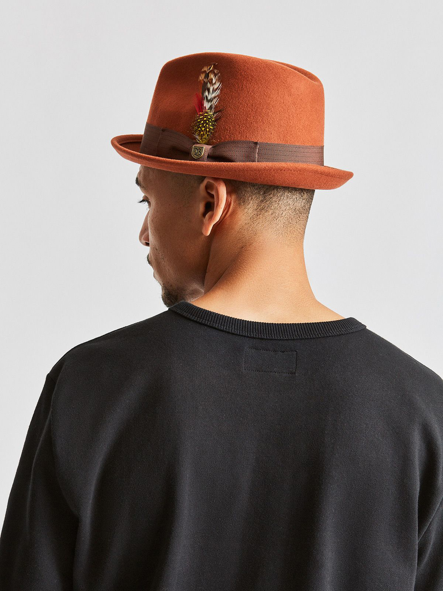 Brixton Gain Fedora Hut/schibermütze (rust)