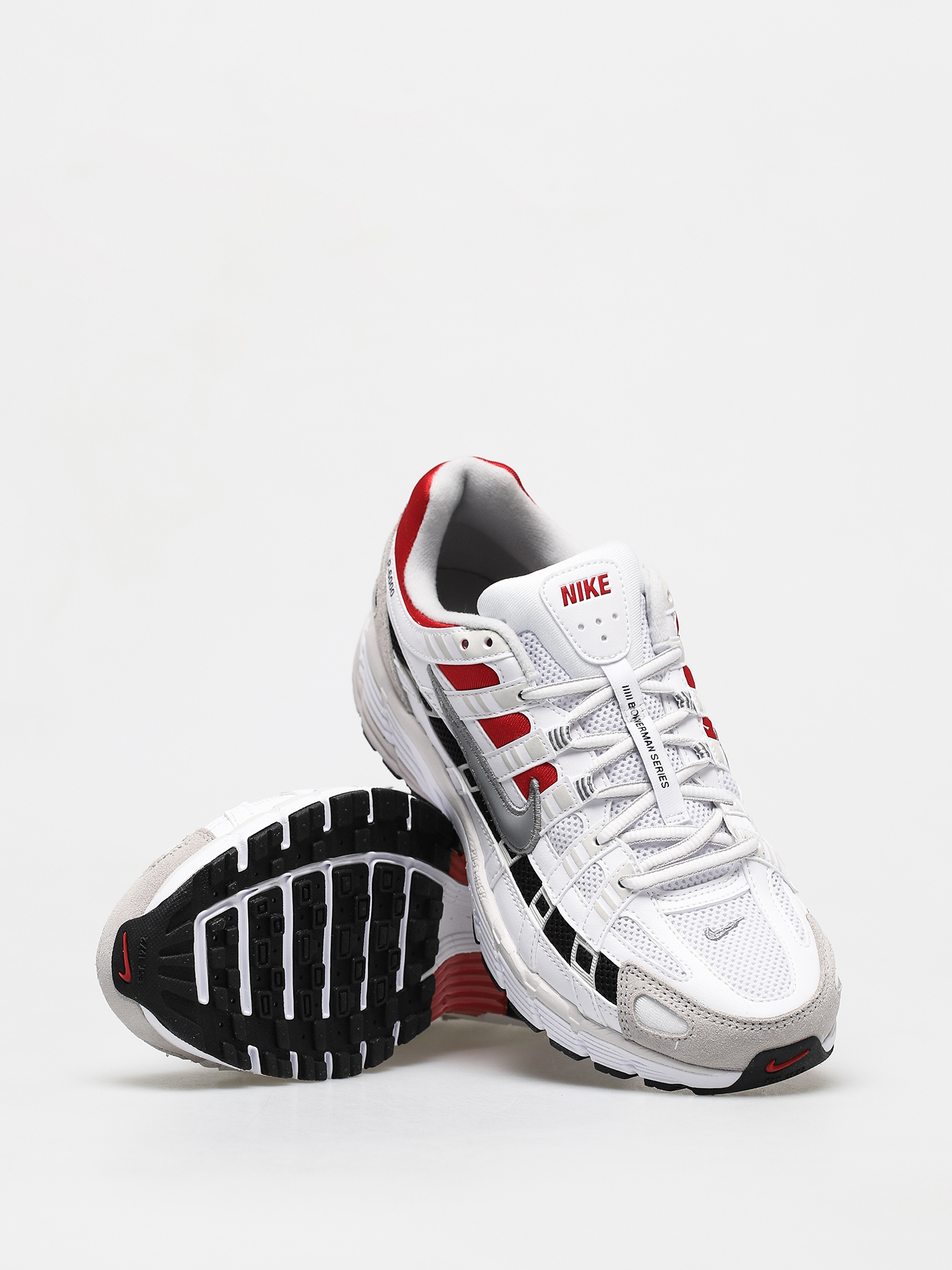 Nike P 6000 Shoes (white/particle grey university red)