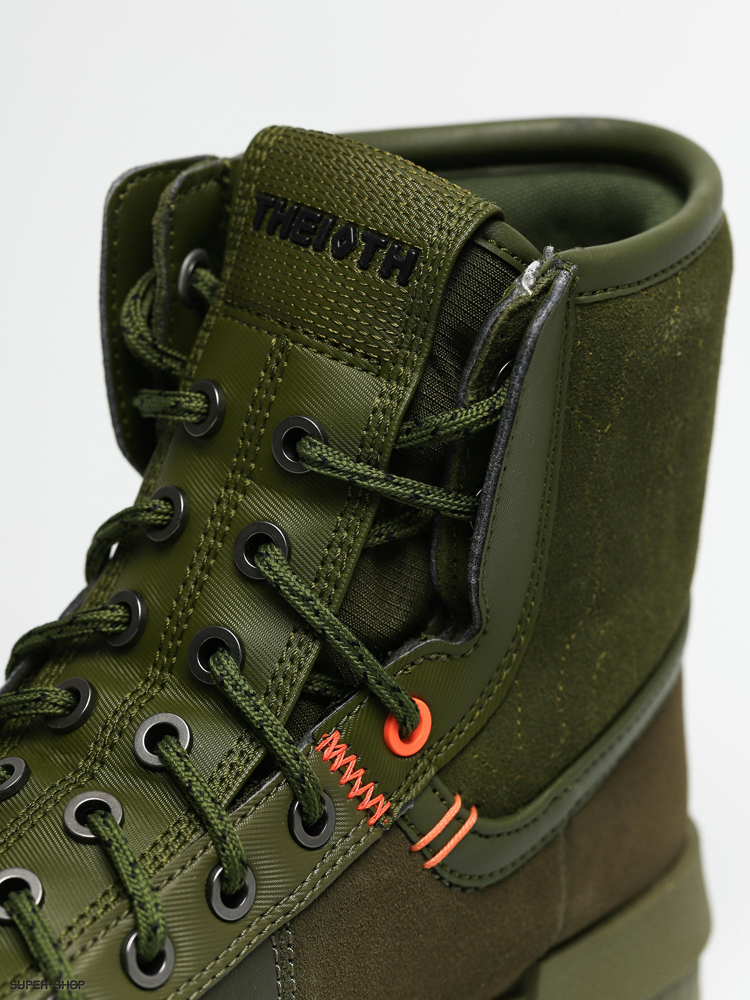 olive green nike boots