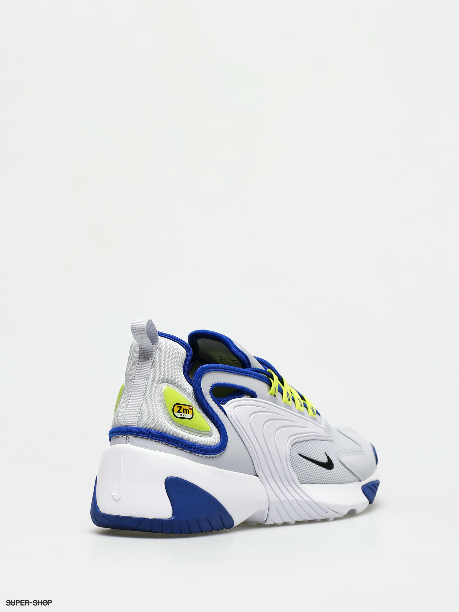 Nike Zoom 2k Shoes Sky Grey Black Bright Cactus Hyper Blue