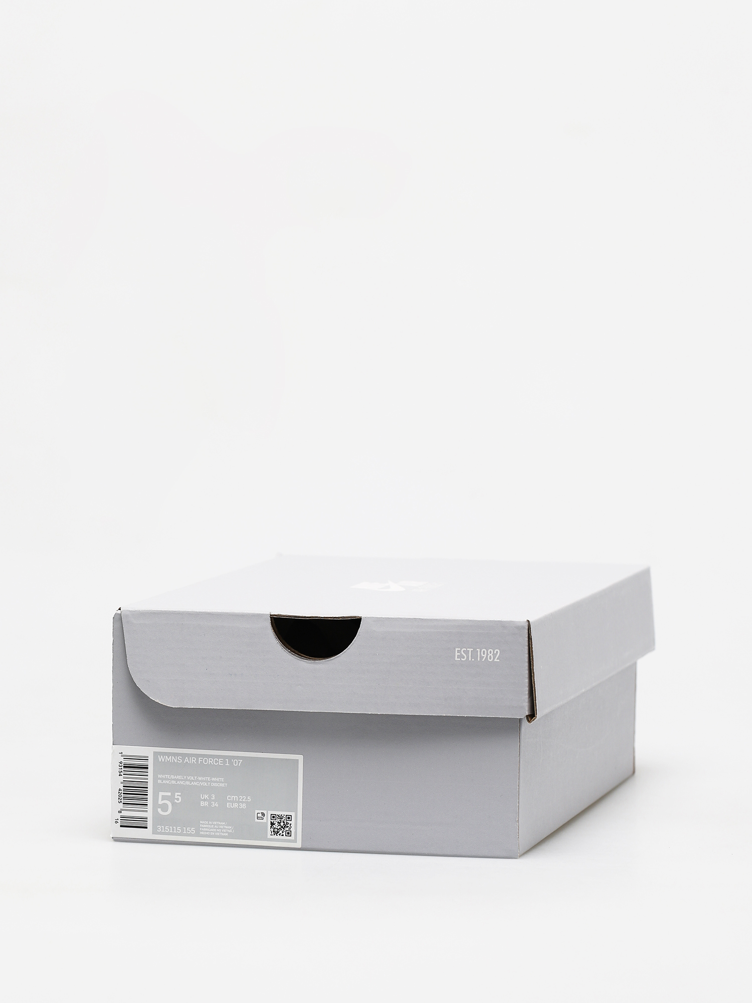 Nike Air Force 1 07 Shoes Wmn (white/barely volt white white)