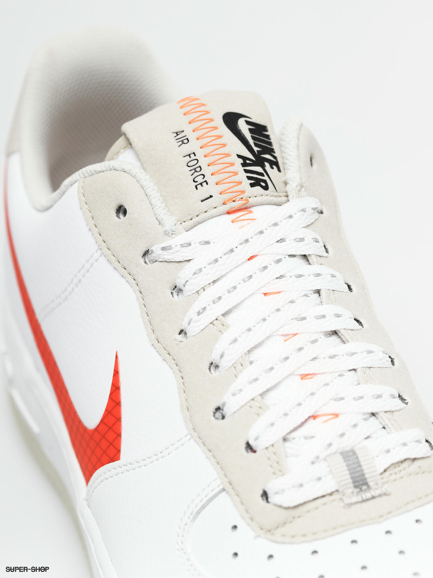 air force 1 07 trainers white total orange summit white