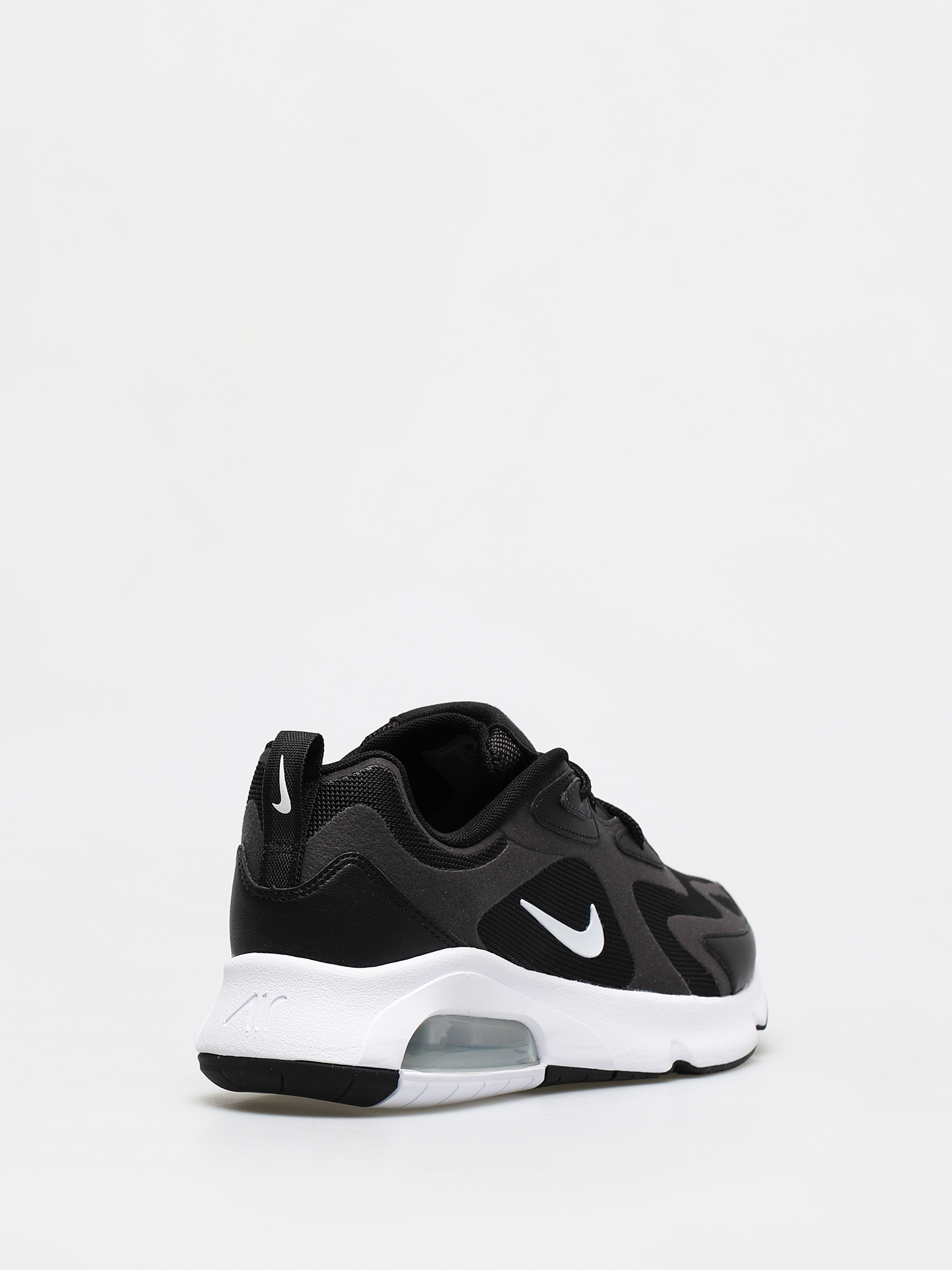 Nike Air Max 200 Shoes (black/white off noir metallic silver)