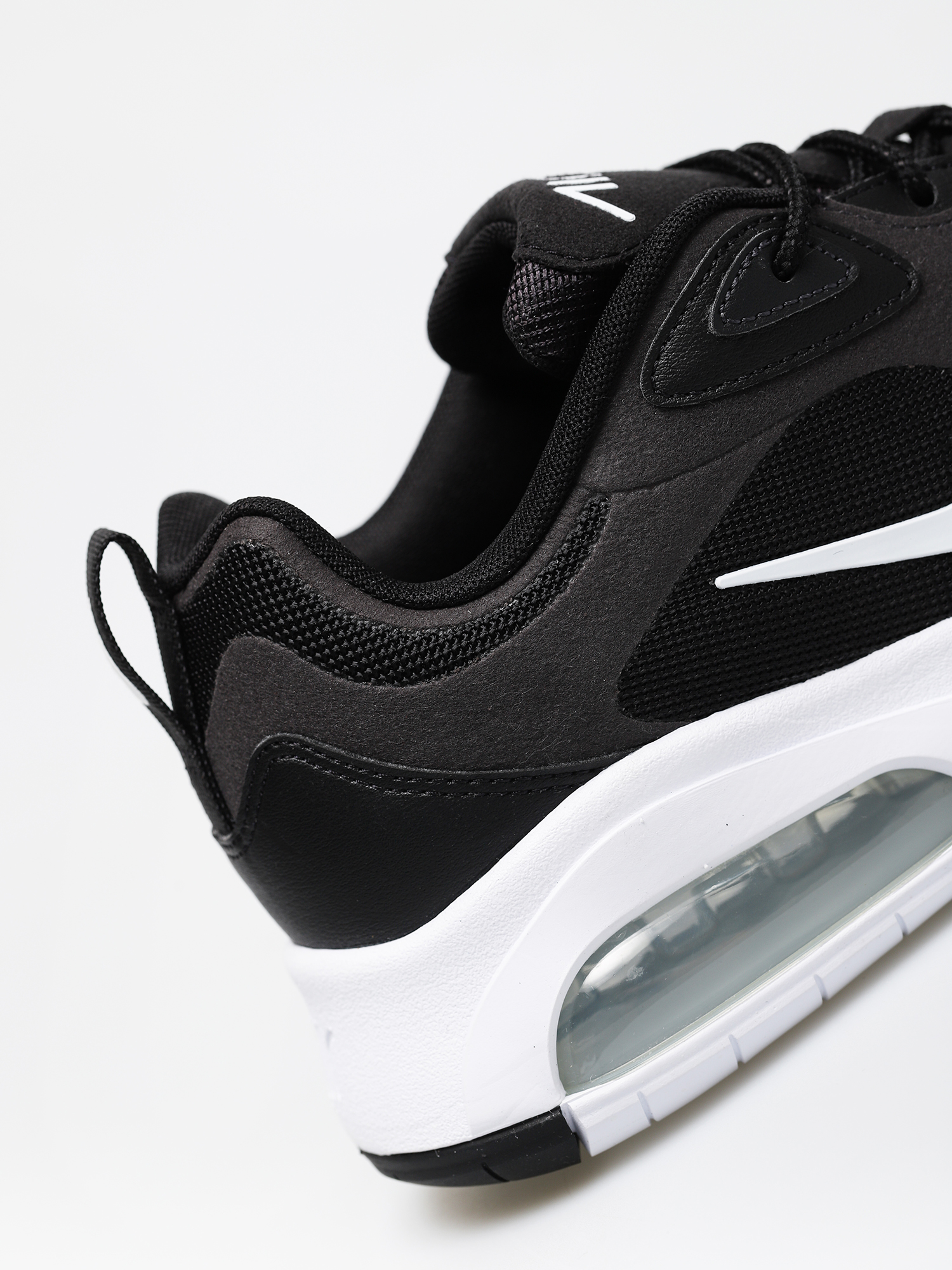 Nike Air Max 200 Shoes (black/white off noir metallic silver)