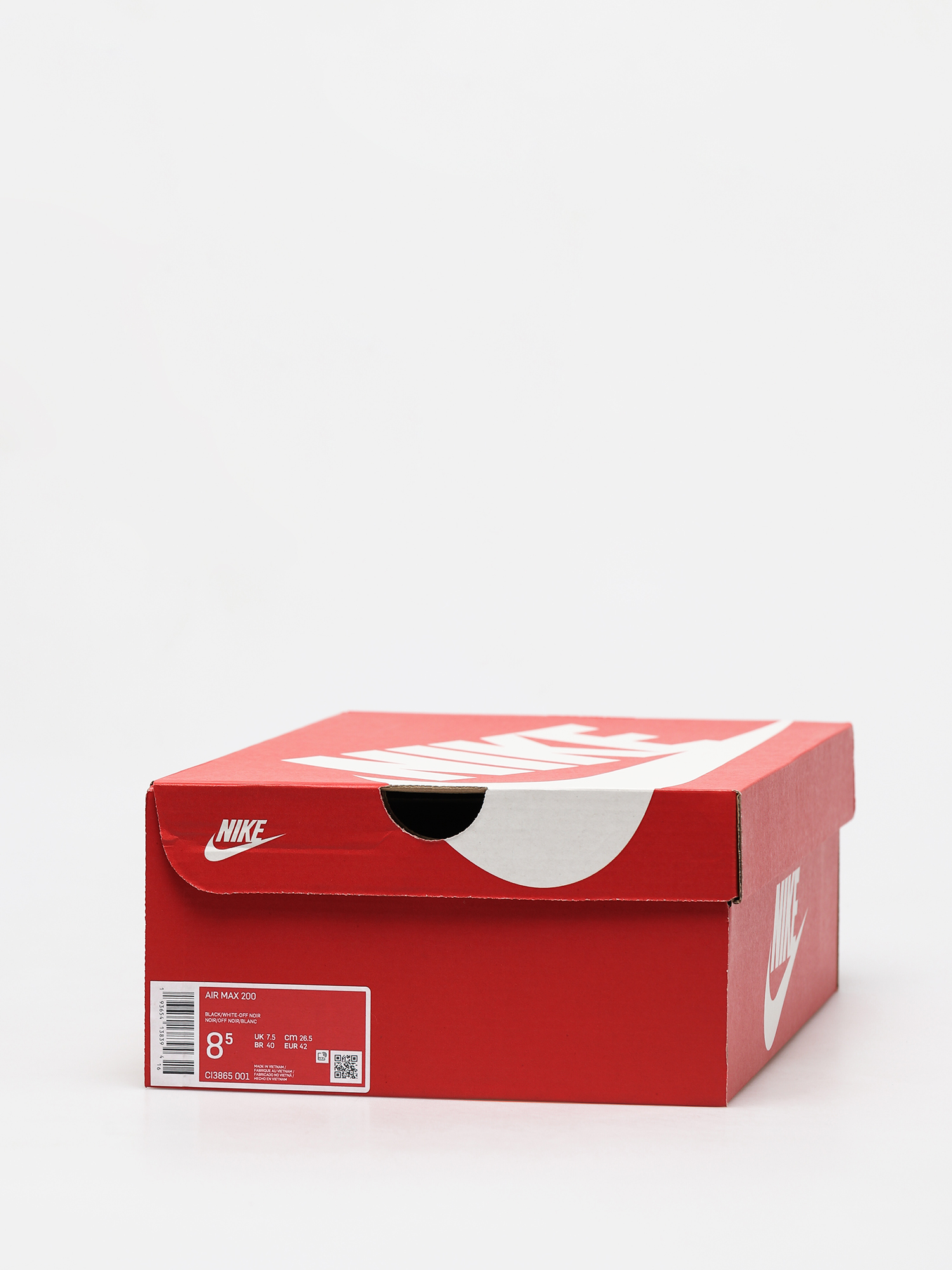 Nike Air Max 200 Shoes (black/white off noir metallic silver)