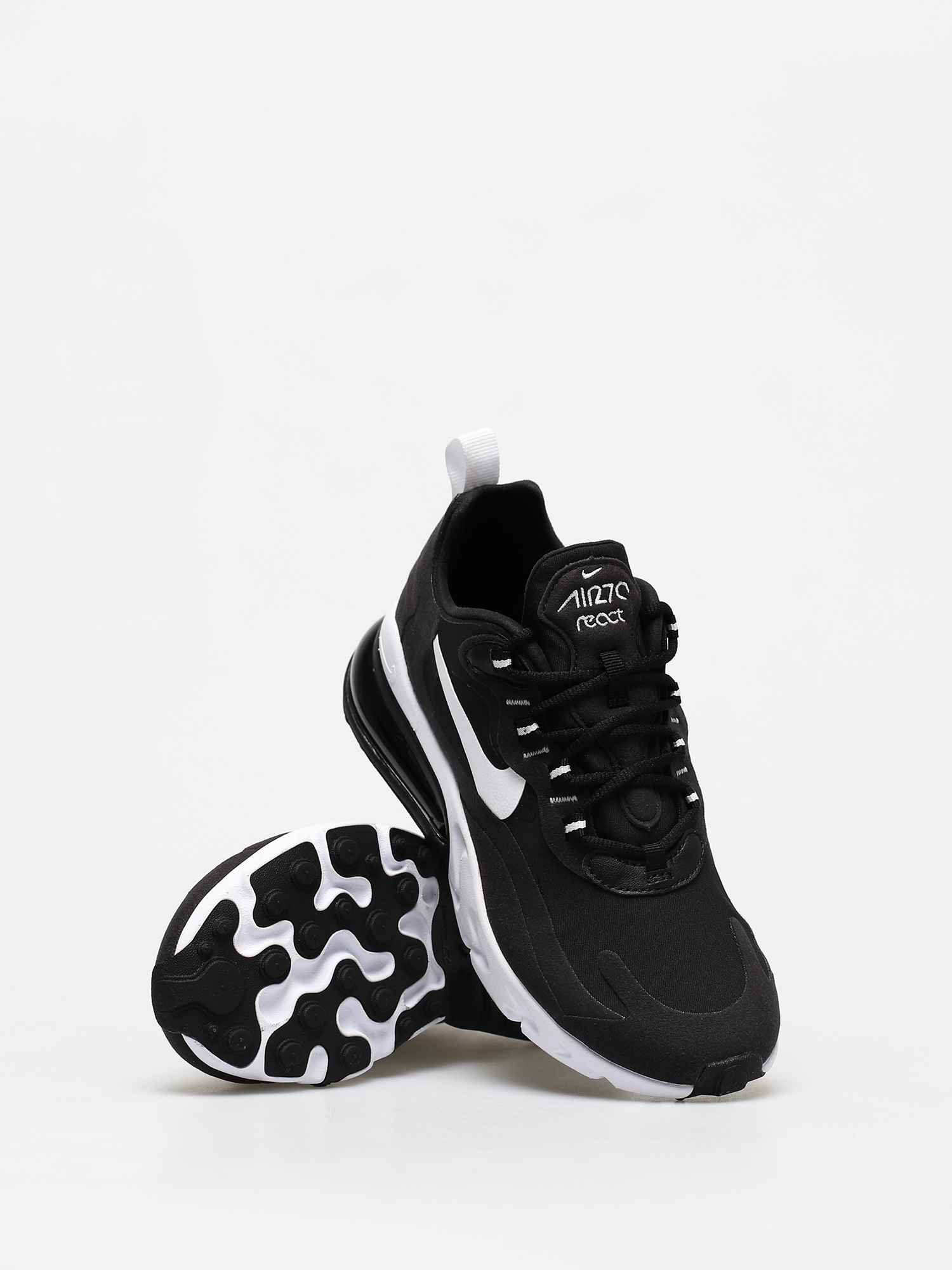 Air max 270 react trainer outlet black / white / black