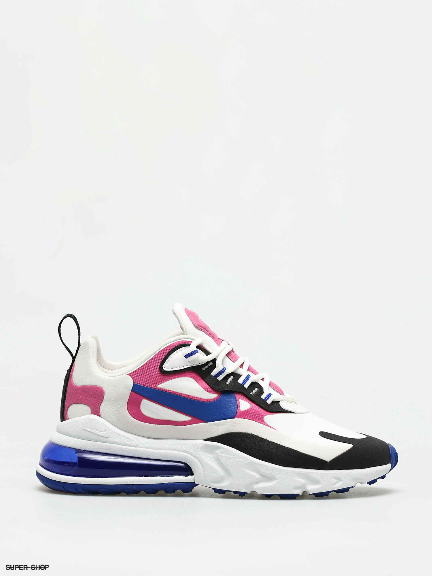 white pink and blue nike air max