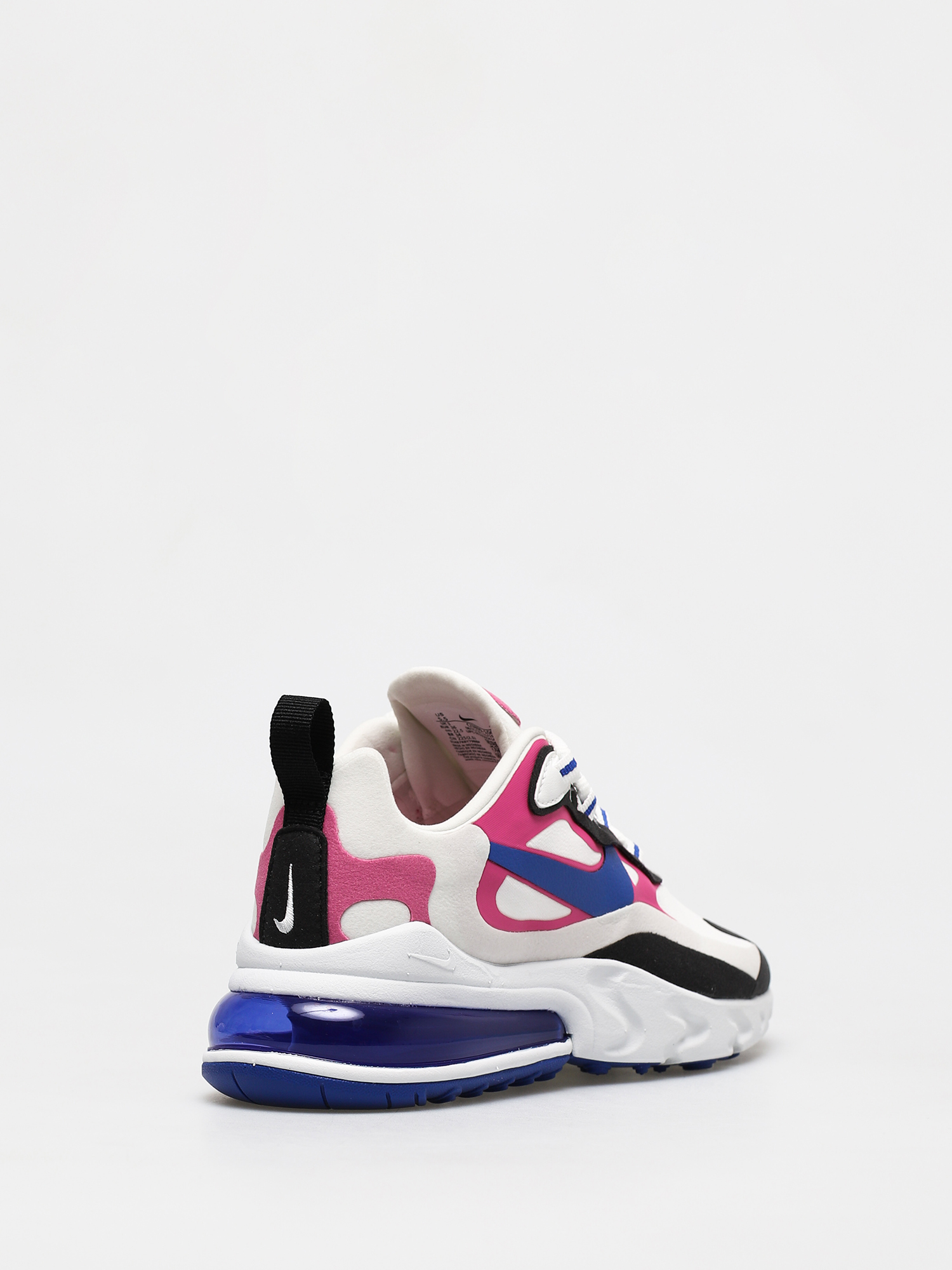 Nike Air Max 270 React Shoes Wmn (summit white/hyper blue cosmic fuchsia)