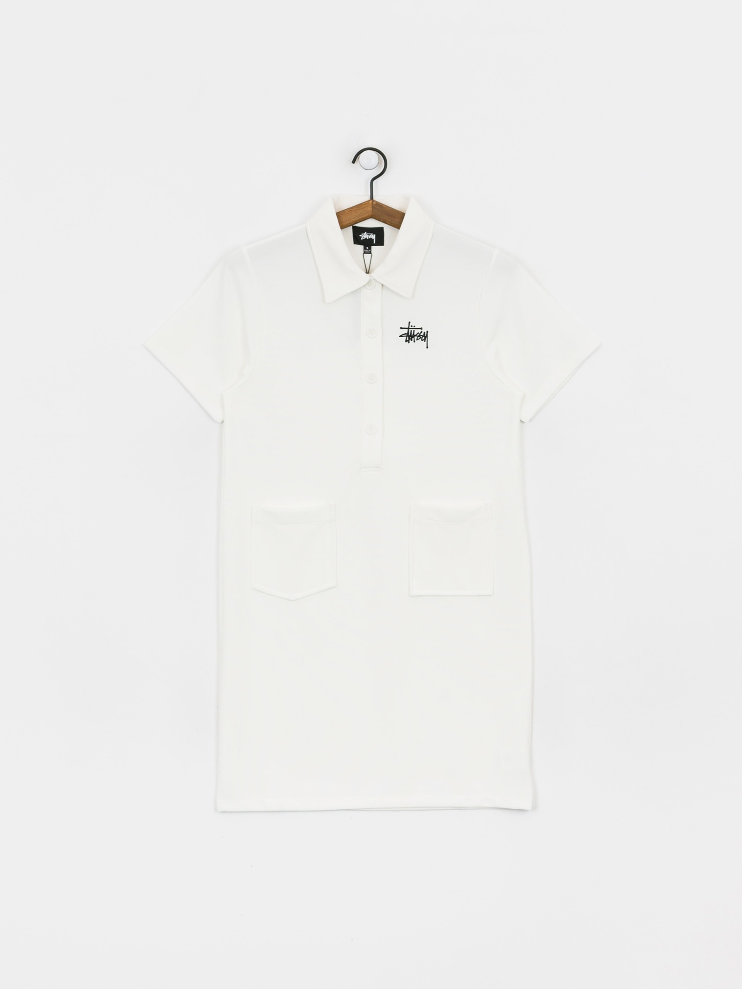 Stussy Poly Knit Dress Wmn (white)