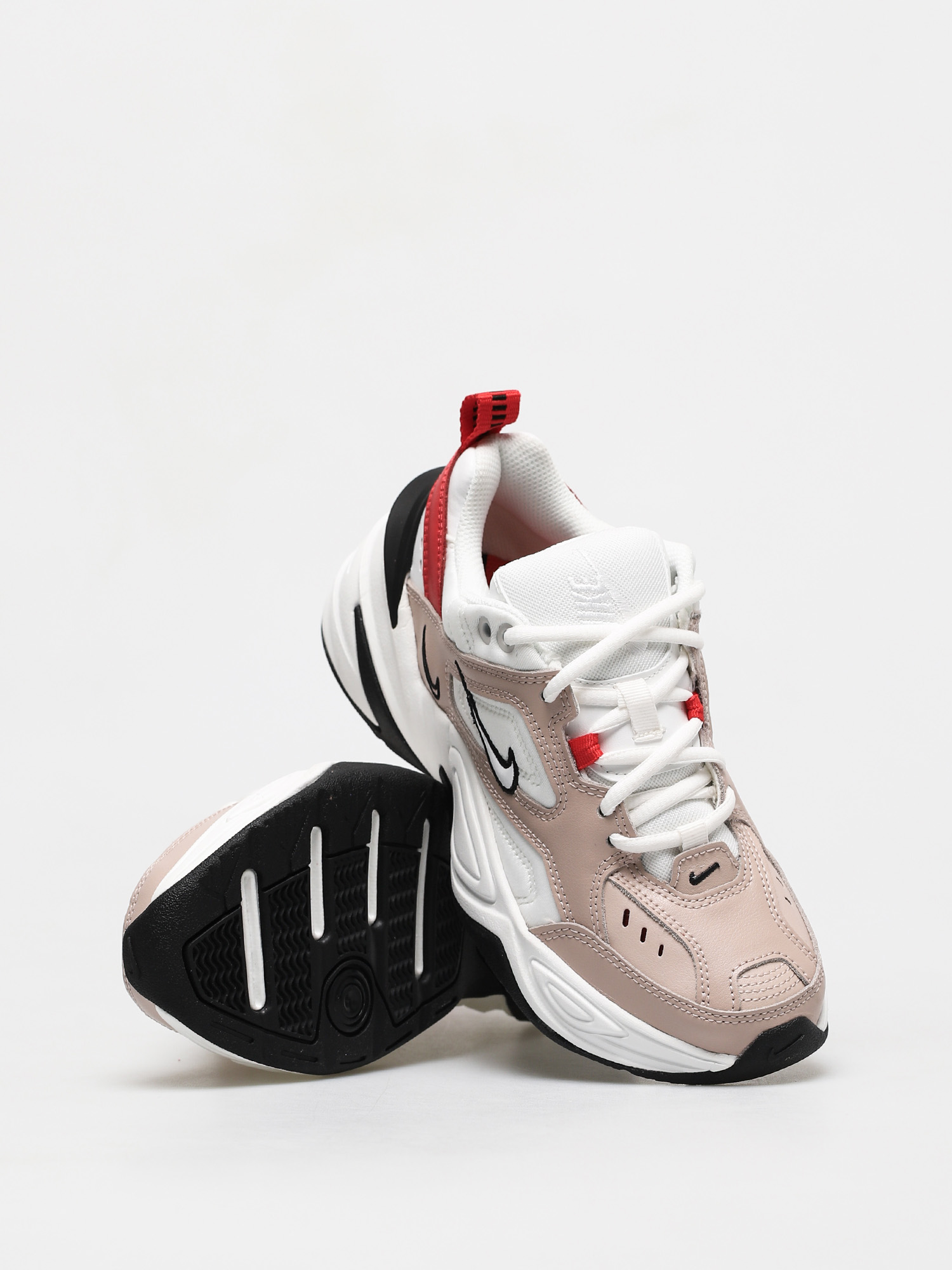 Nike m2k tekno hot sale red white