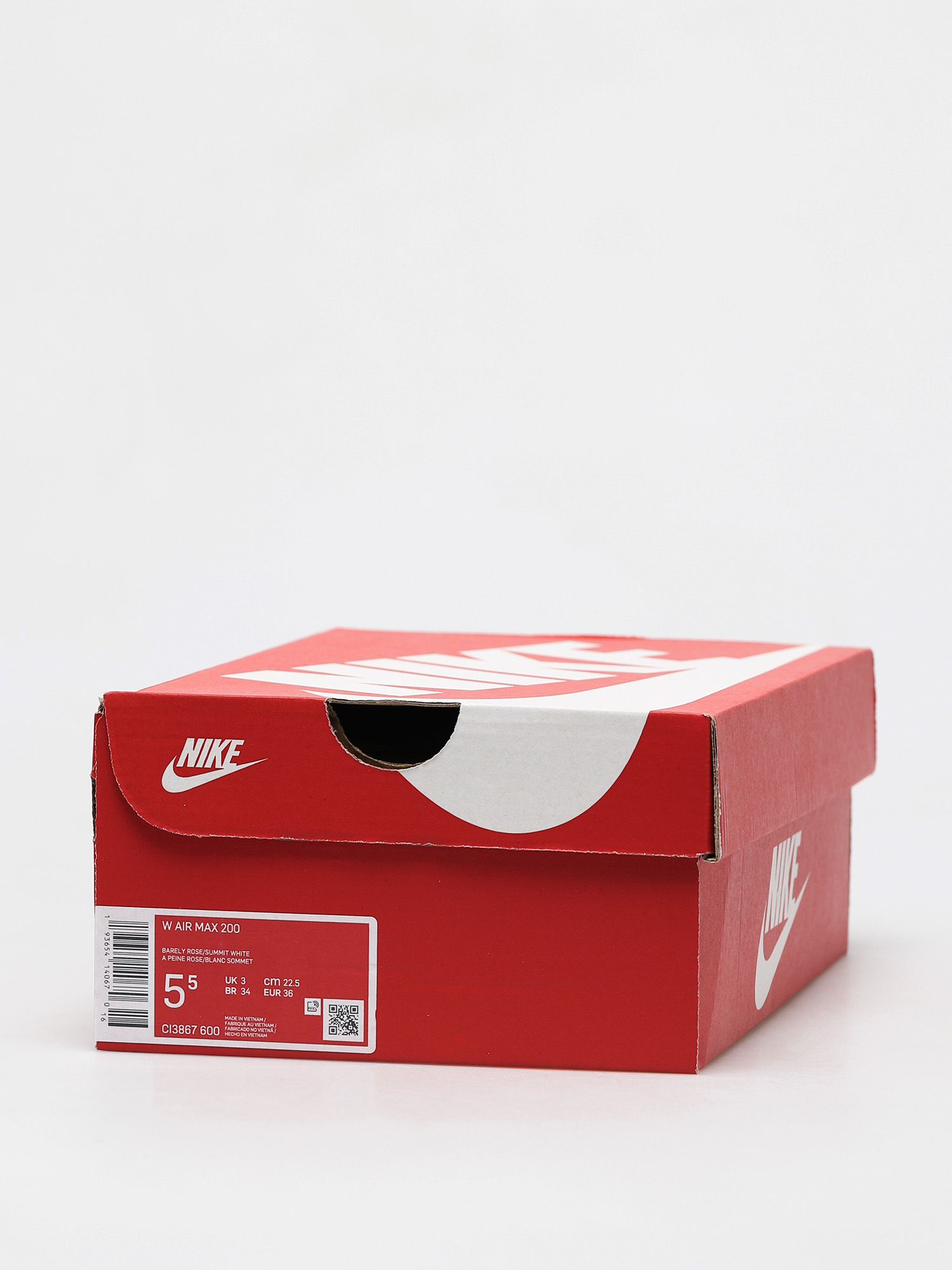 Nike Air Max 200 Shoes Wmn (barely rose/summit white fossil stone)