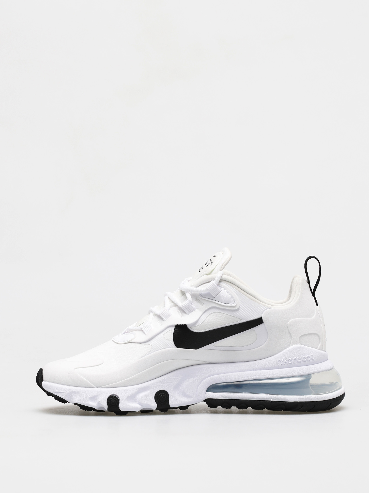 Nike Air Max 270 React Shoes Wmn (white/black metallic silver)