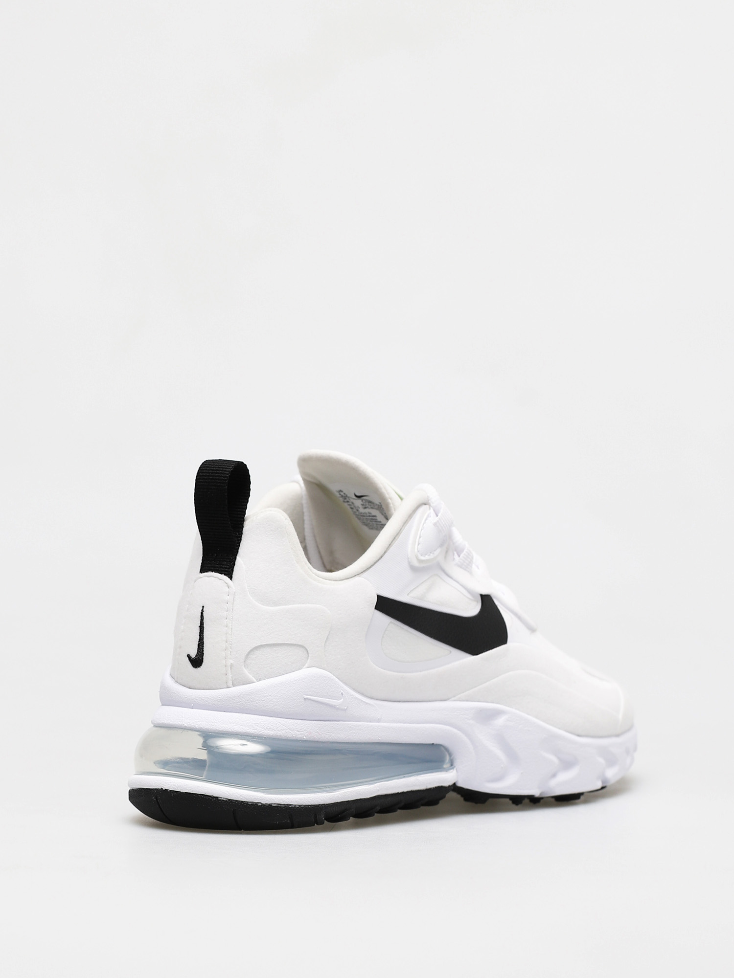 Nike Air Max 270 React Shoes Wmn (white/black metallic silver)