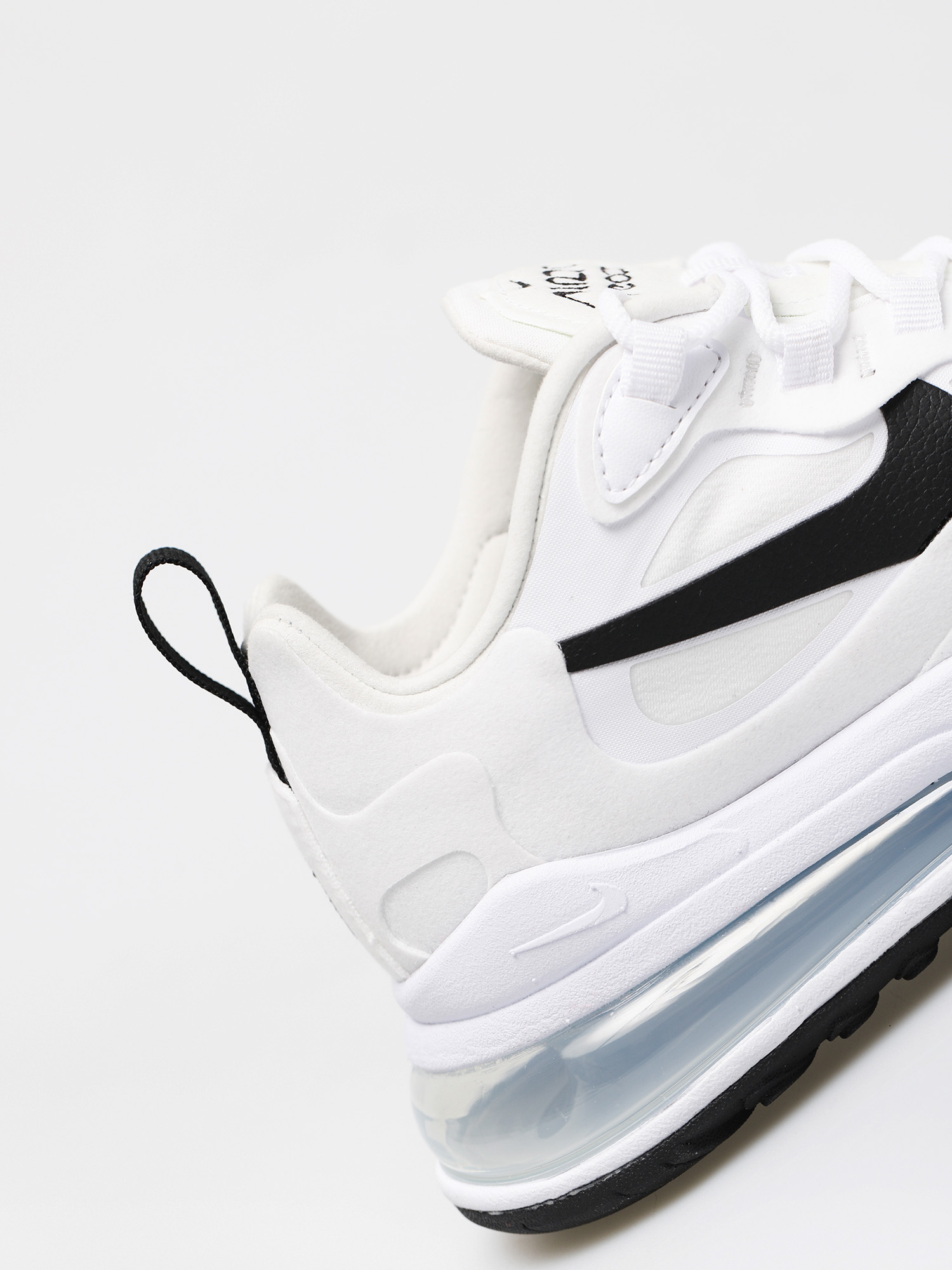 Nike Air Max 270 React Shoes Wmn (white/black metallic silver)