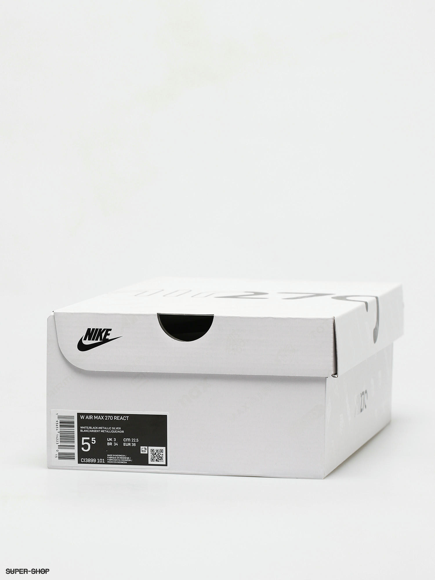 Nike Air Max 270 React Shoes Wmn (white 